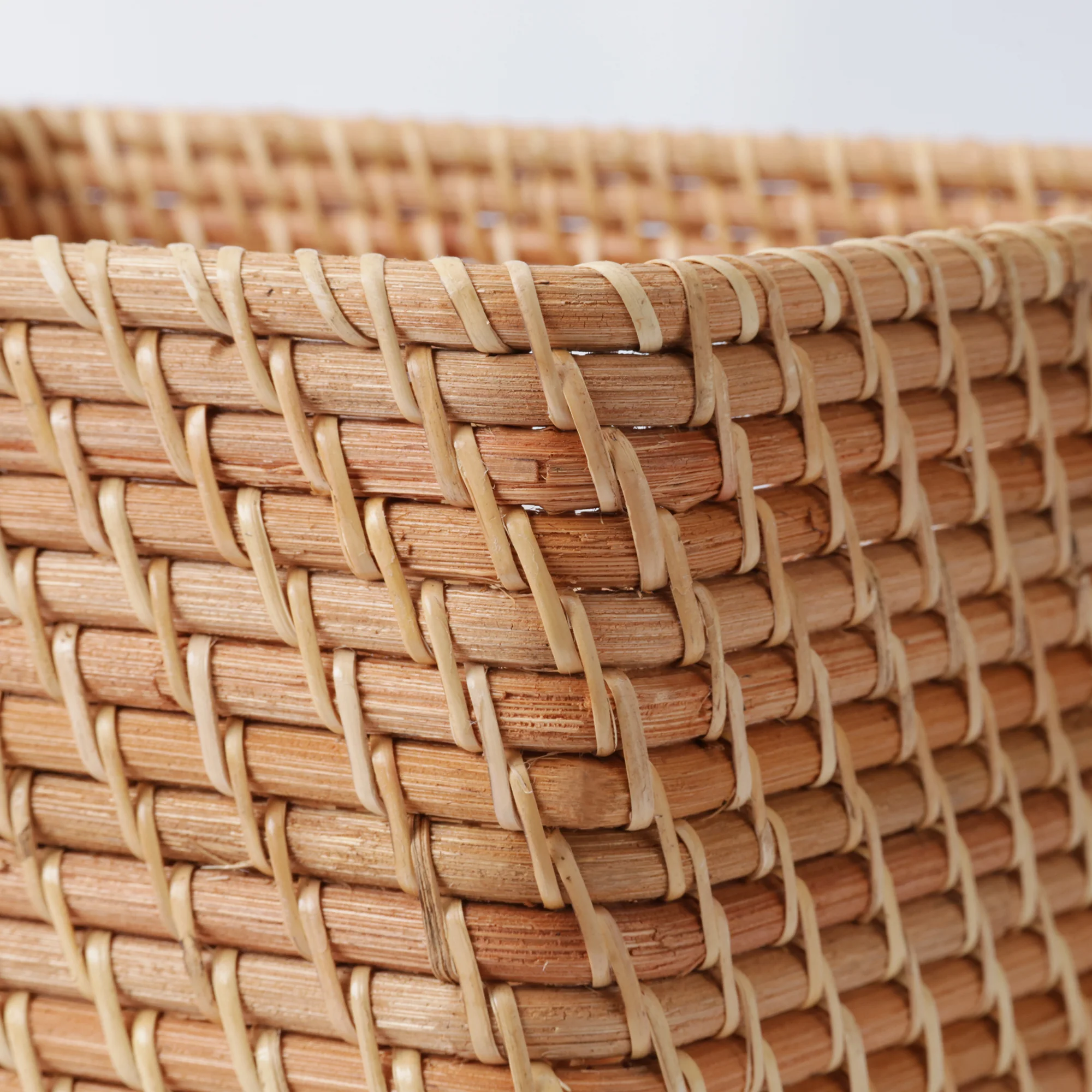 Rattan Square Basket - Image 13