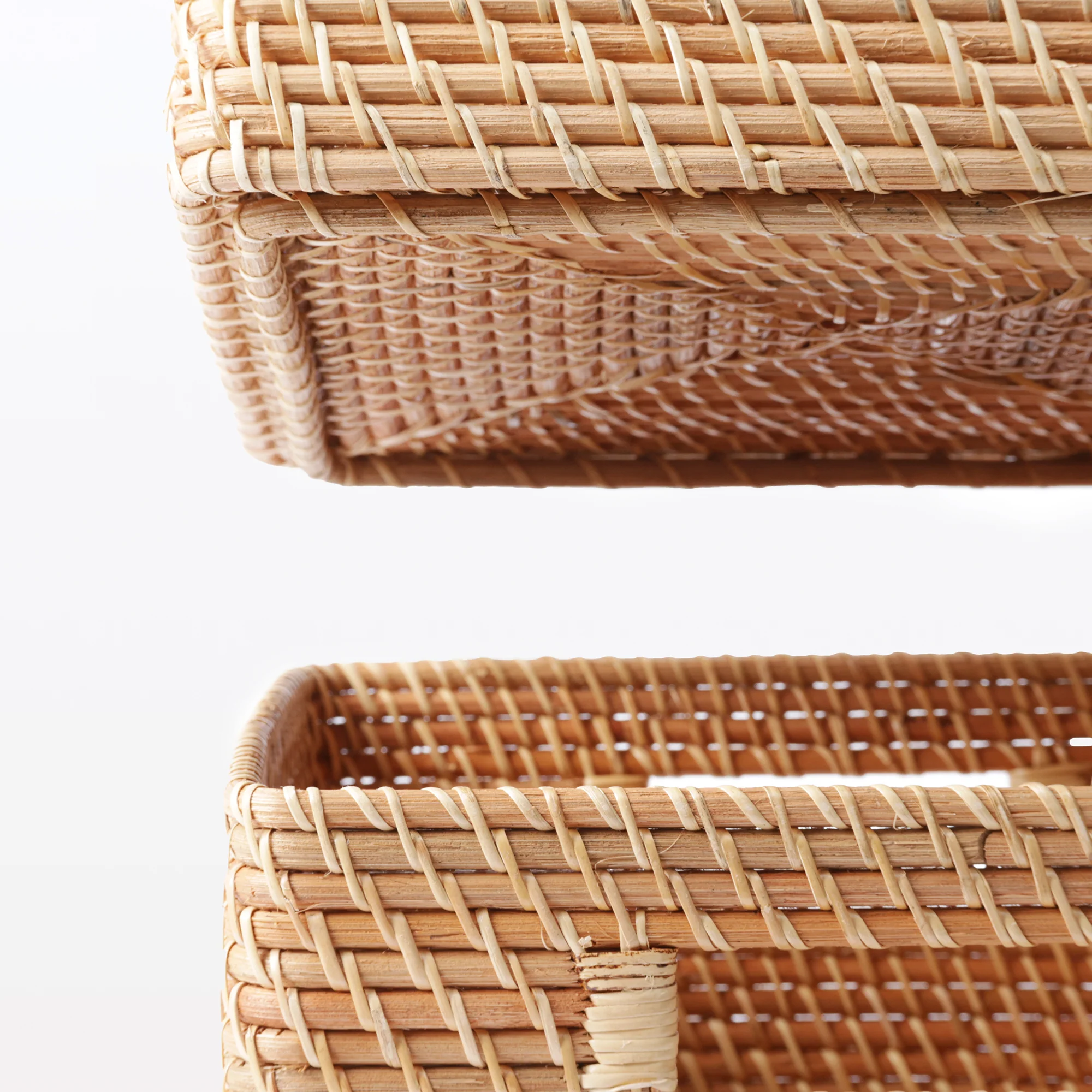 Rattan Square Basket - Image 16