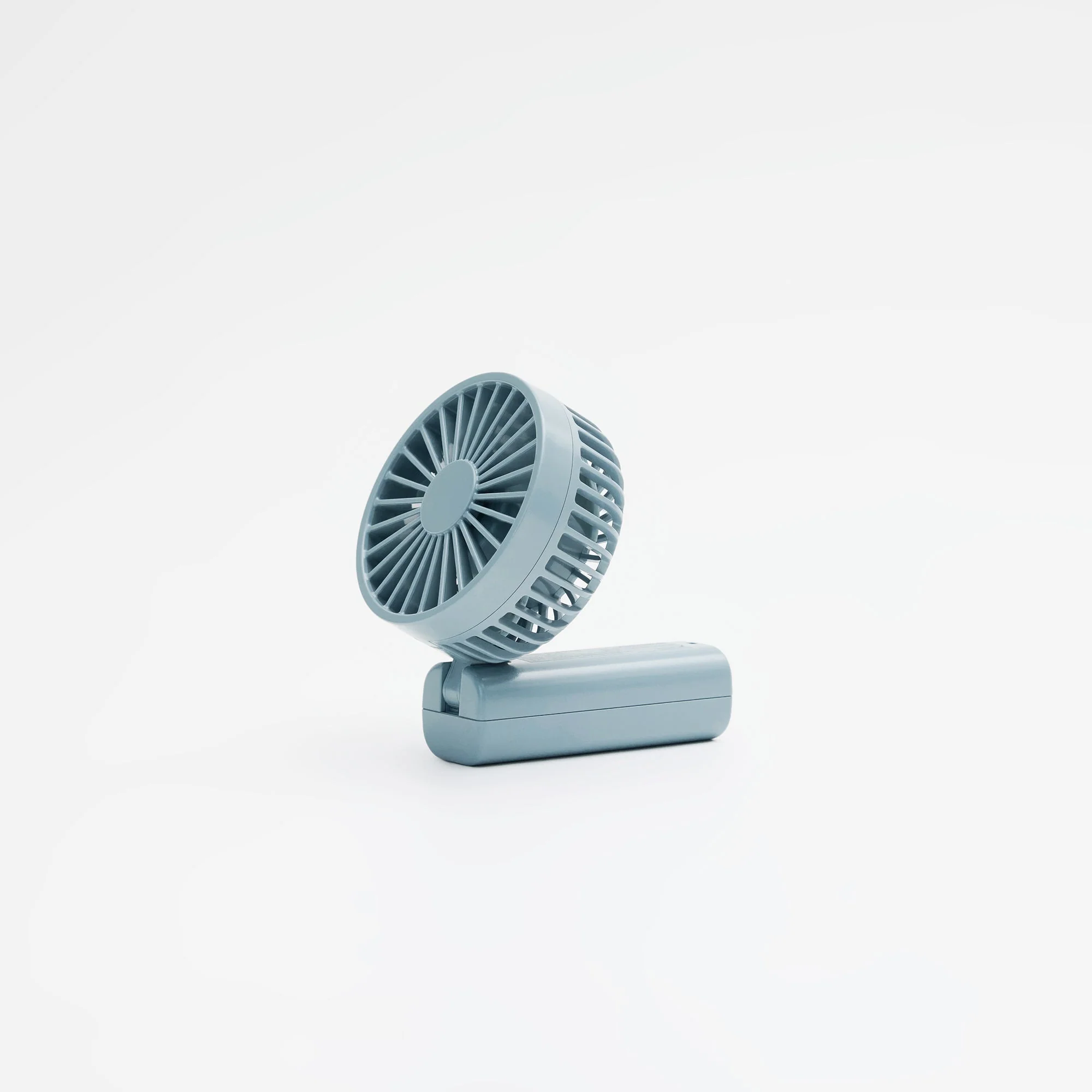 Rechargeable Compact Handheld Fan - Blue - Image 6