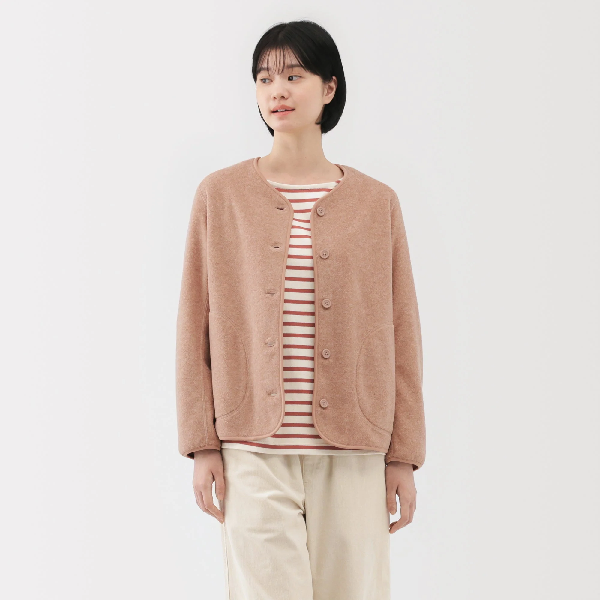 Recyclable Fleece Cardigan