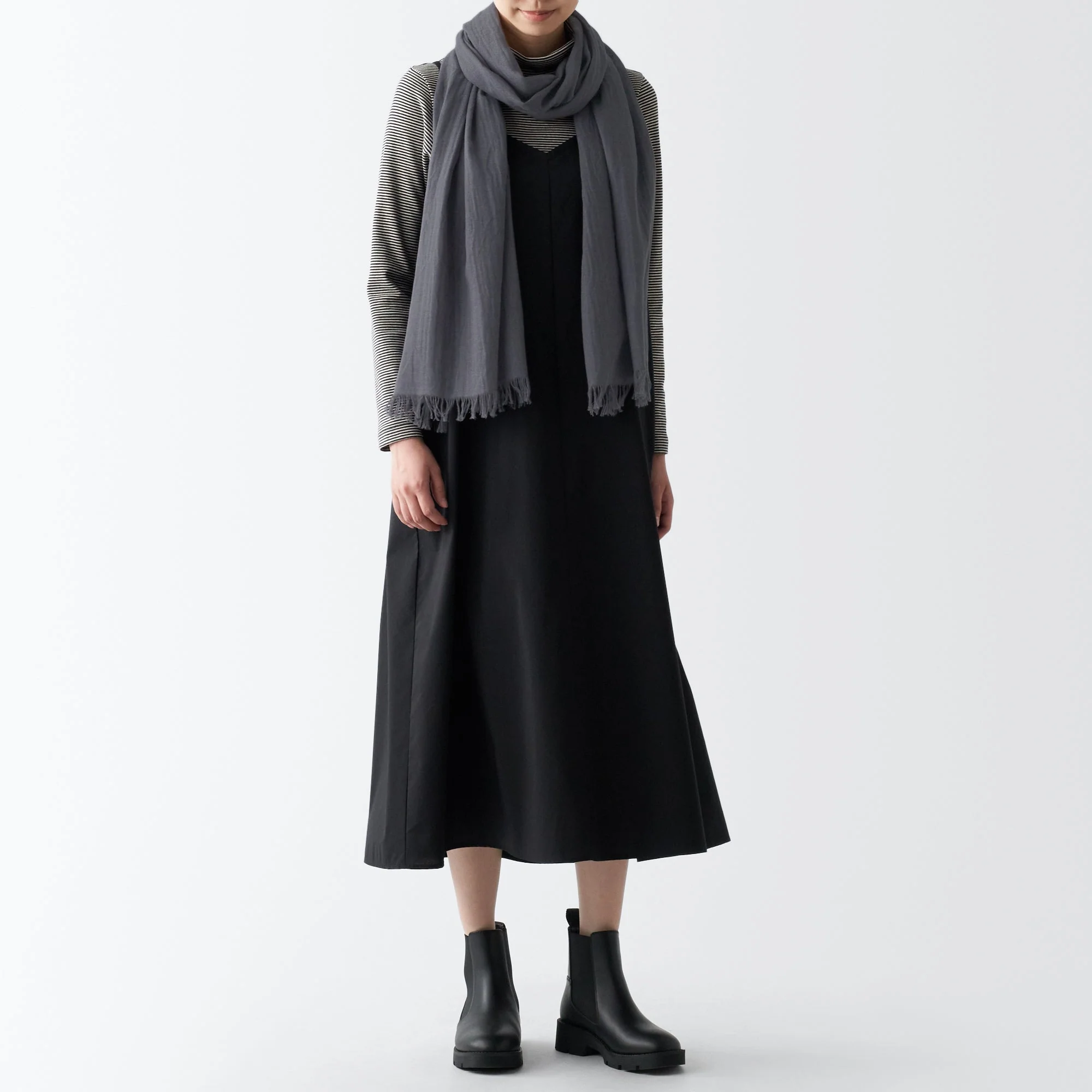 Recycled Polyester Cotton Blend Large Stole - Image 9