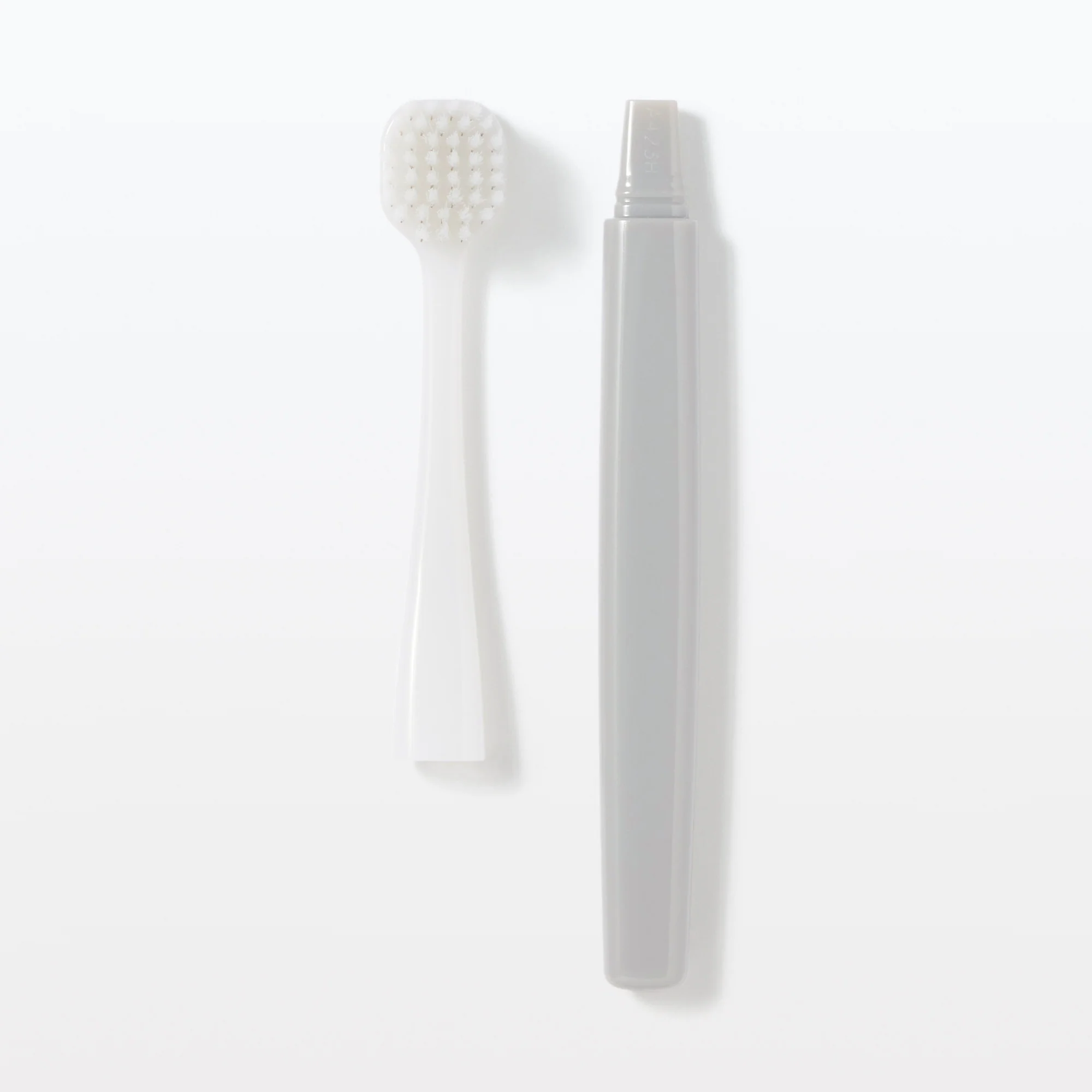 Replaceable Head Wide Medium Toothbrush - Grey - Image 2