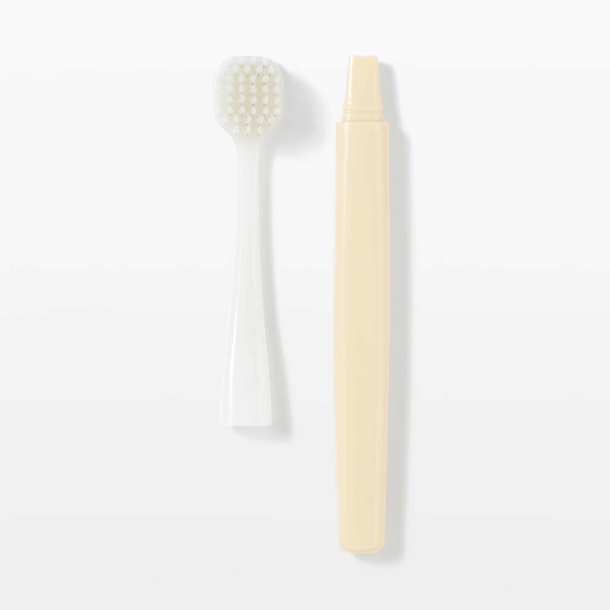 Replaceable Head Wide Soft Toothbrush - Yellow - Image 5