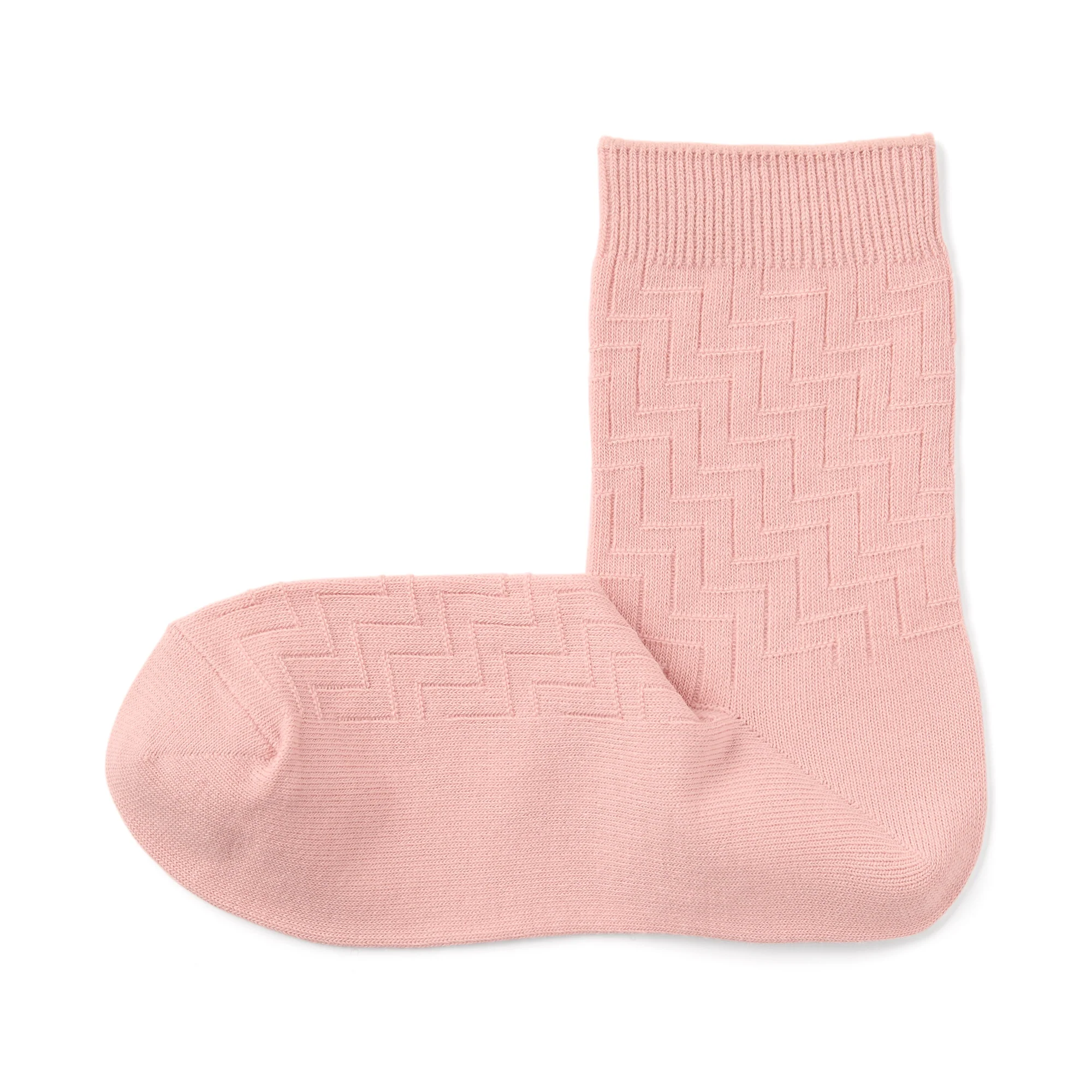 Right Angle Loose Top Pattern Short Socks - Image 2
