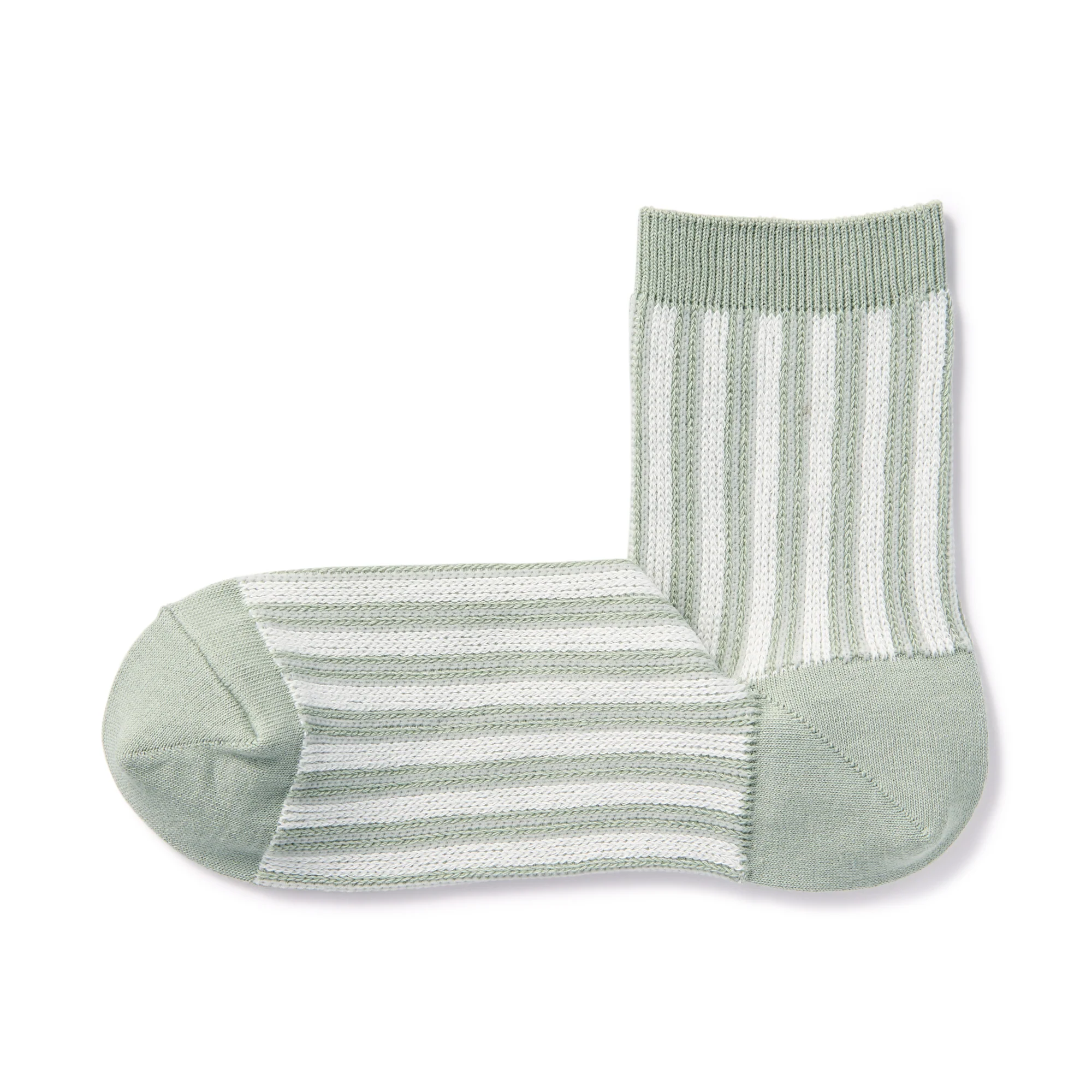 Right Angle Loose Top Short Socks Striped - Image 10