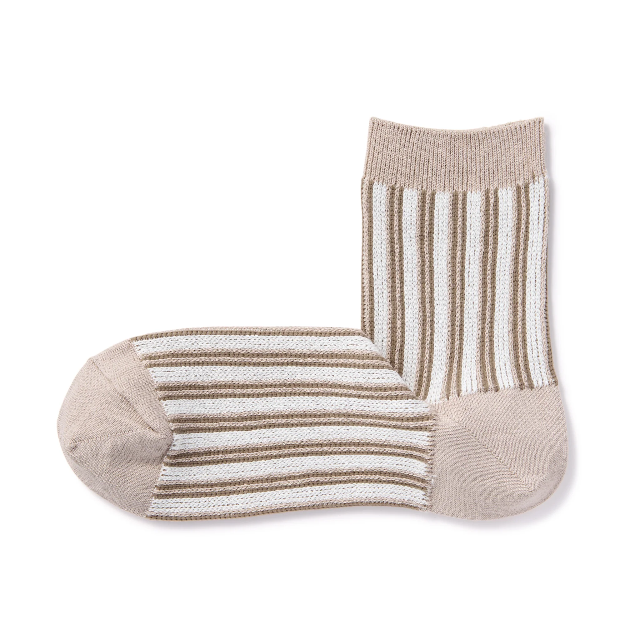 Right Angle Loose Top Short Socks Striped - Image 8