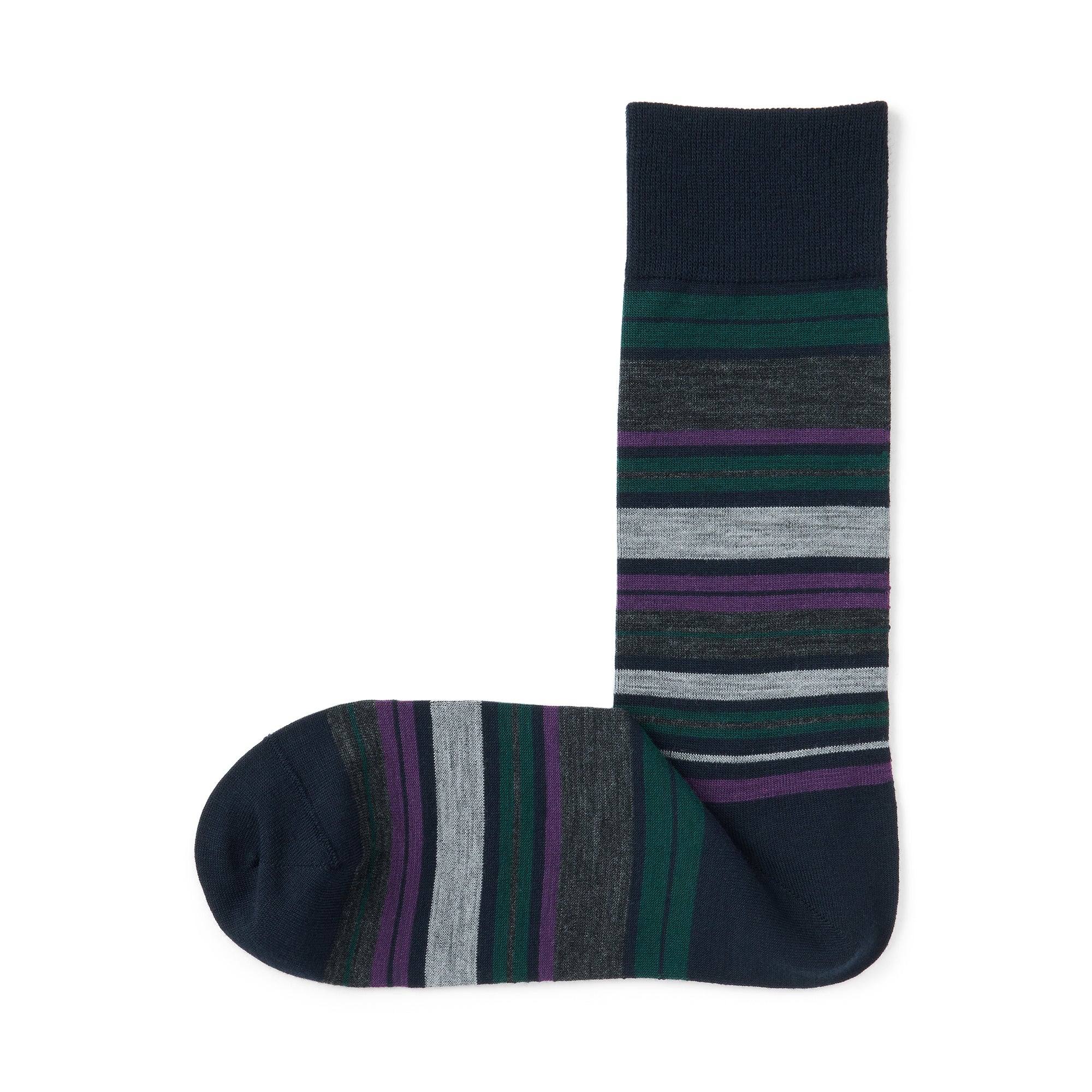 Right Angle Lustrous Wool Mix Thin Socks - Image 7