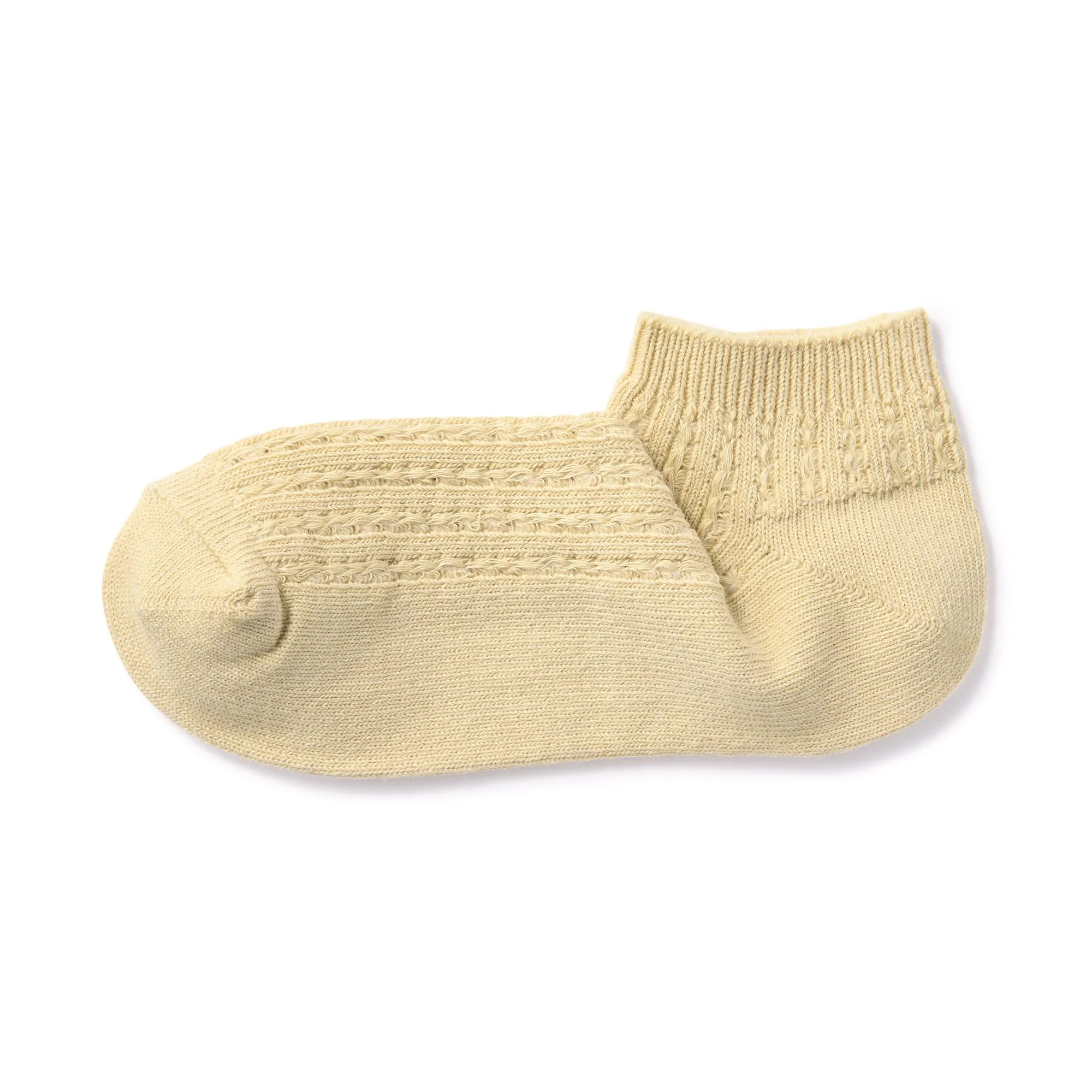 Right Angle Pattern Stitch Sneaker Socks - Image 2