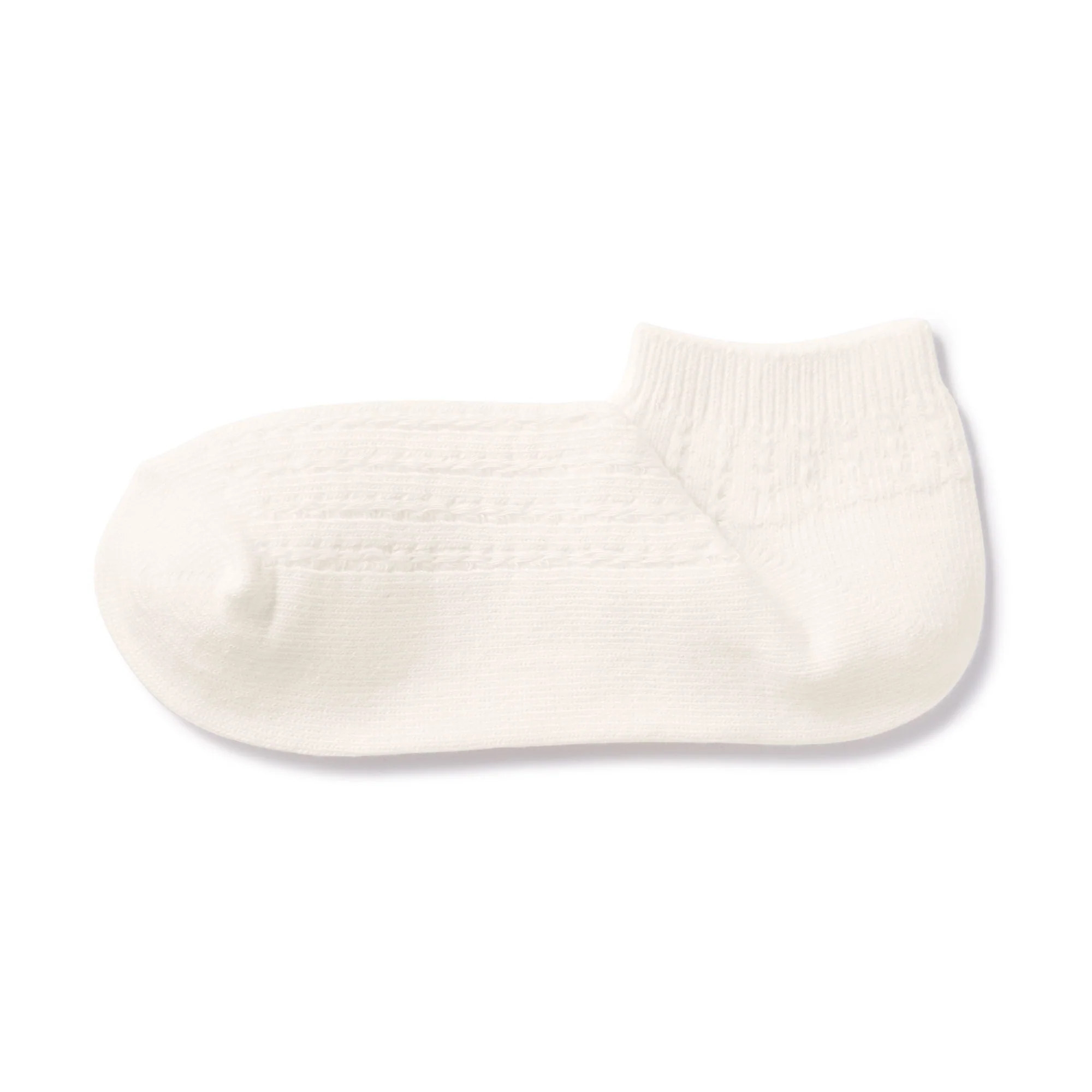 Right Angle Pattern Stitch Sneaker Socks - Image 5