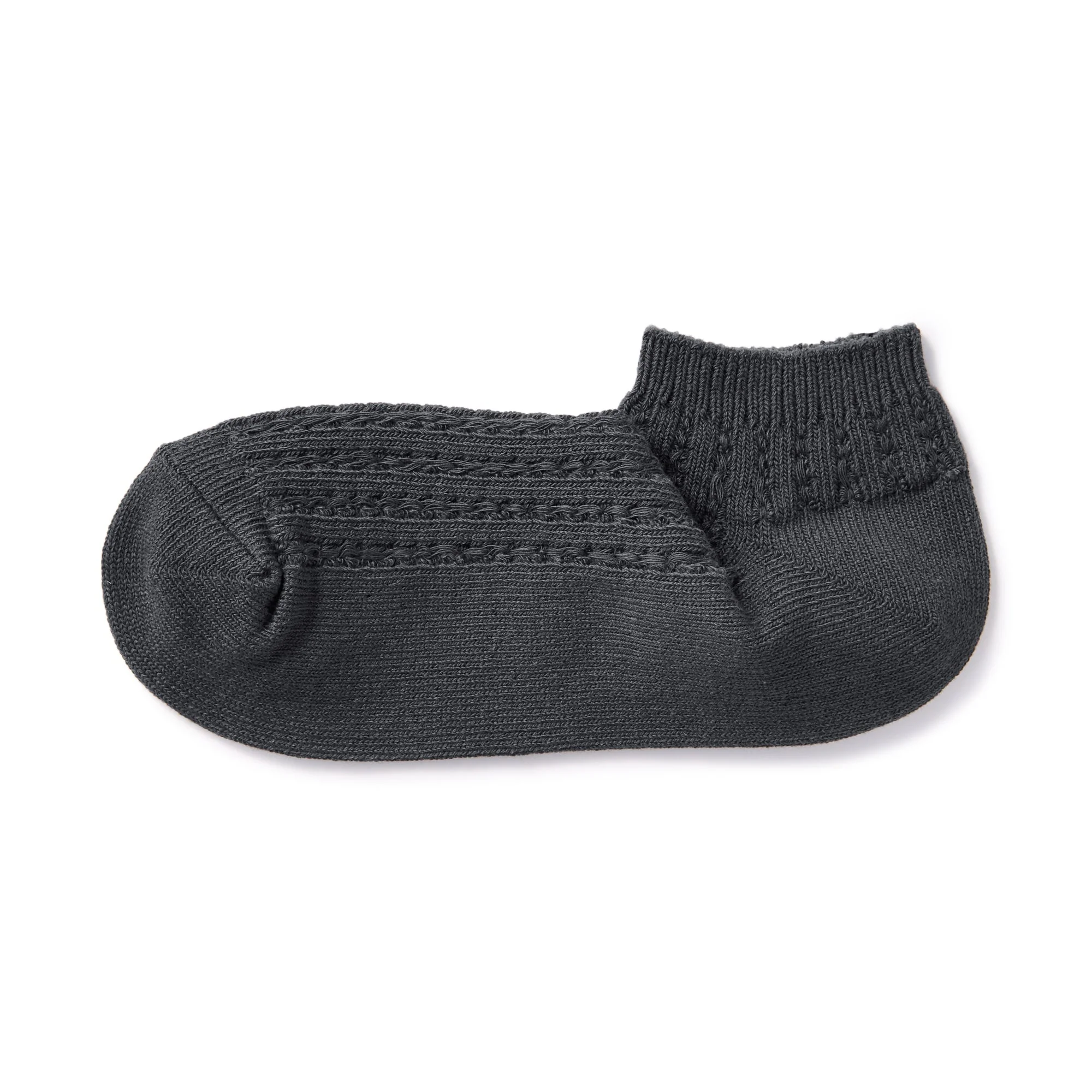 Right Angle Pattern Stitch Sneaker Socks - Image 6