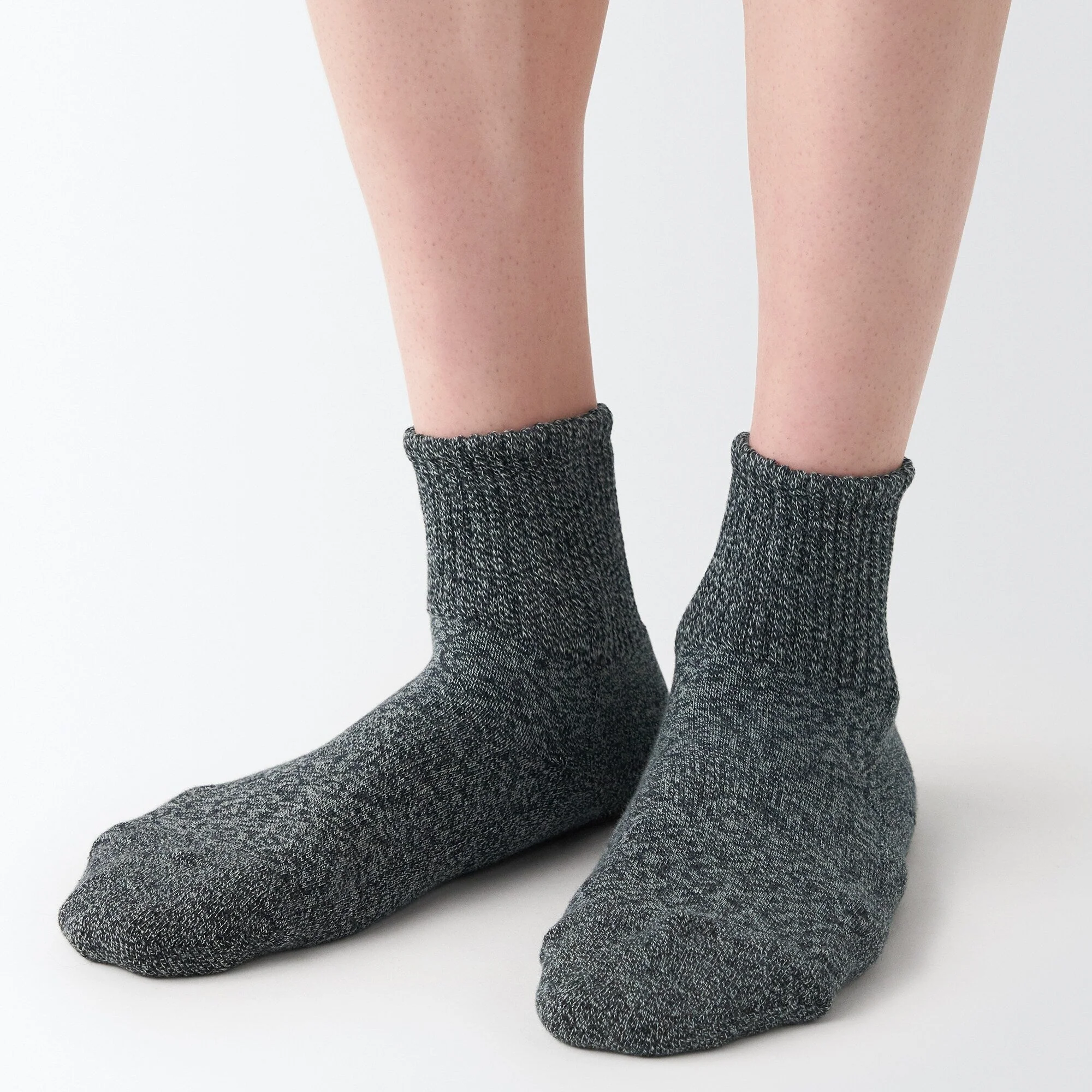 Right Angle Pile Short Socks - Image 11