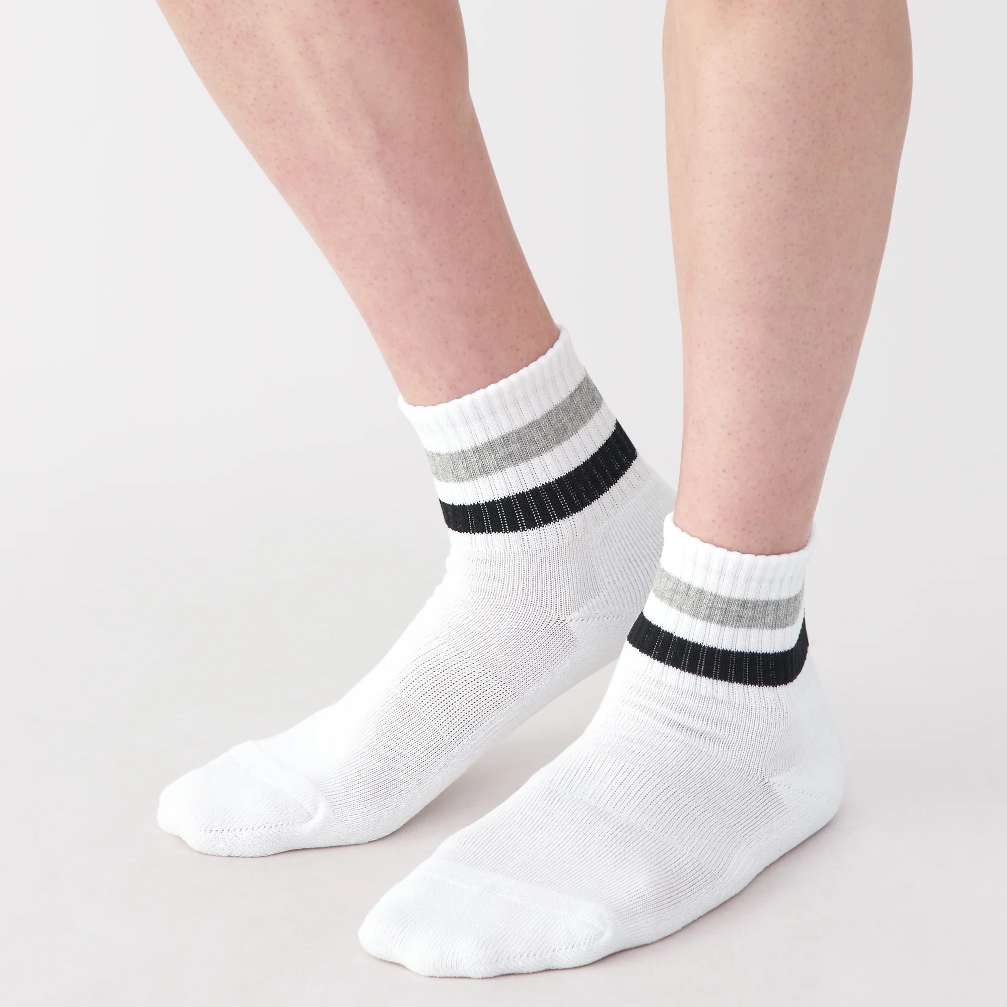 Right Angle Pile Short Socks - Image 2