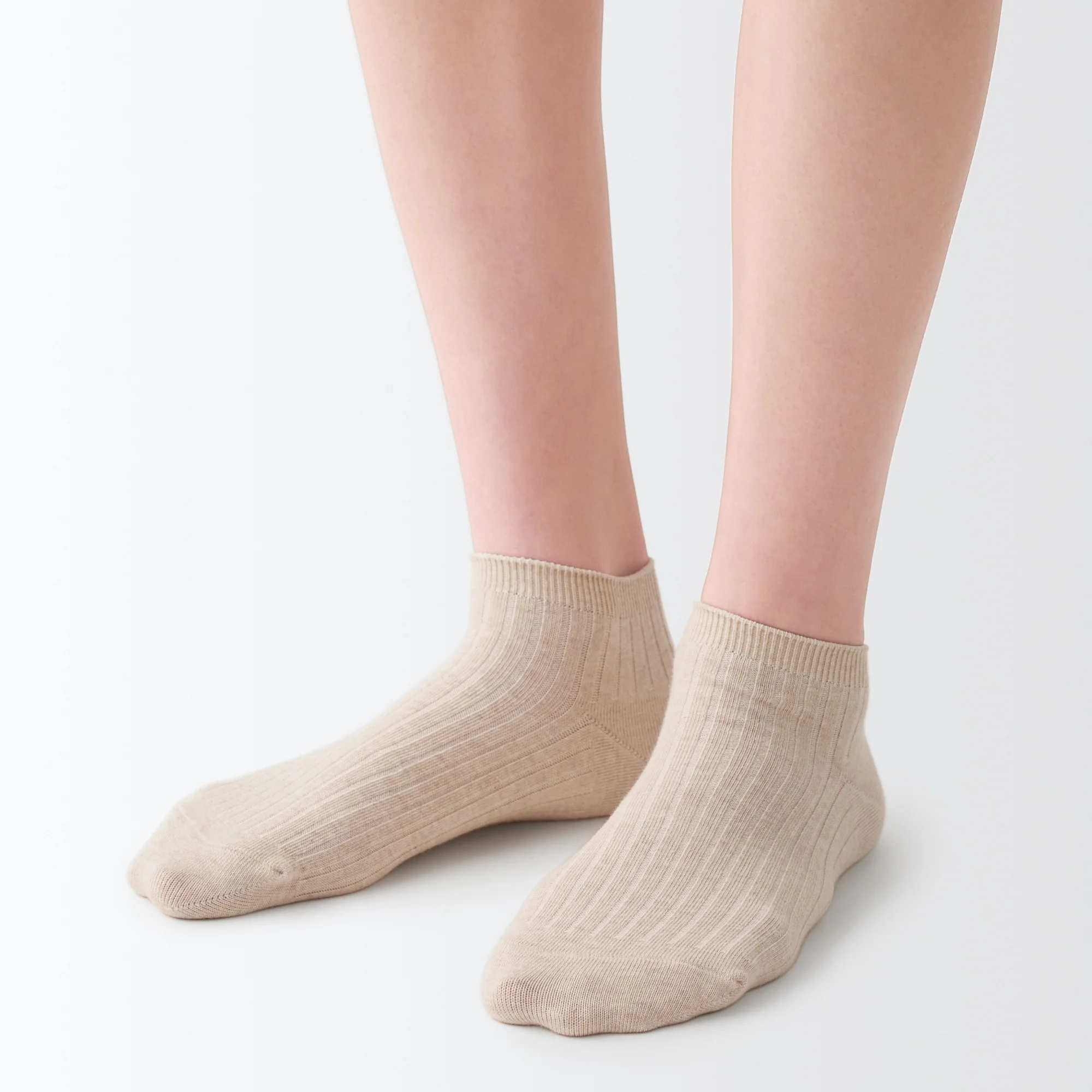 Right Angle Ribbed Sneaker Socks - Image 3