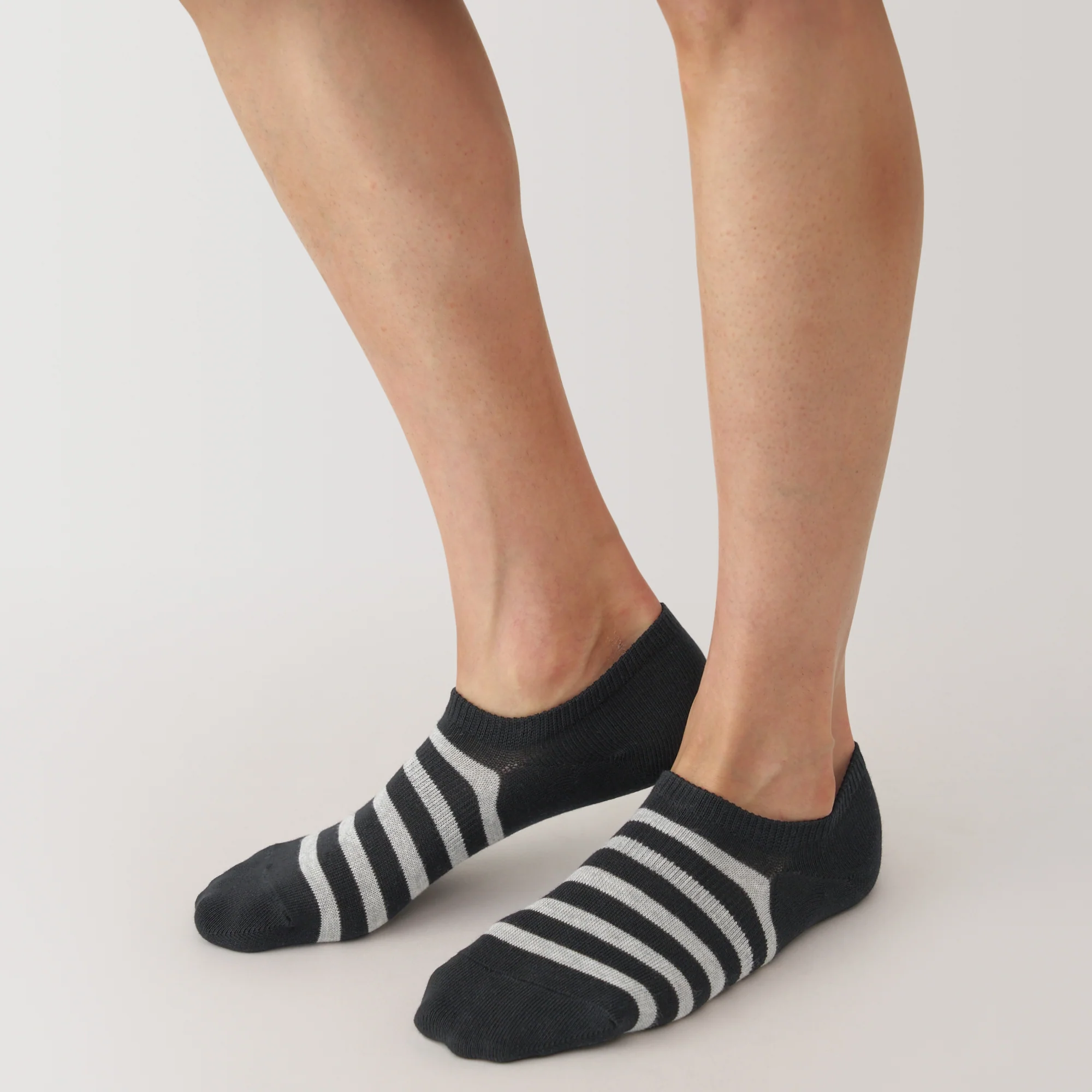 Right Angle Striped Sneaker Socks - Image 11
