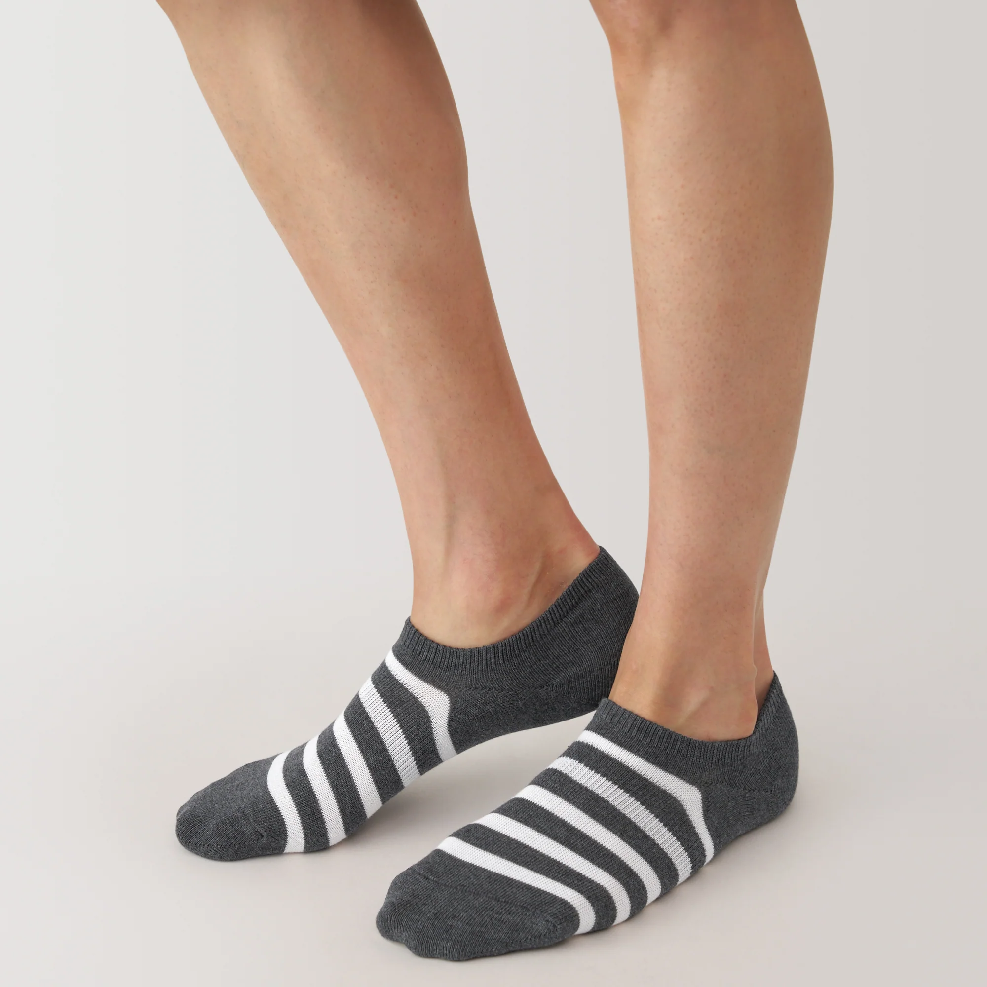 Right Angle Striped Sneaker Socks - Image 8
