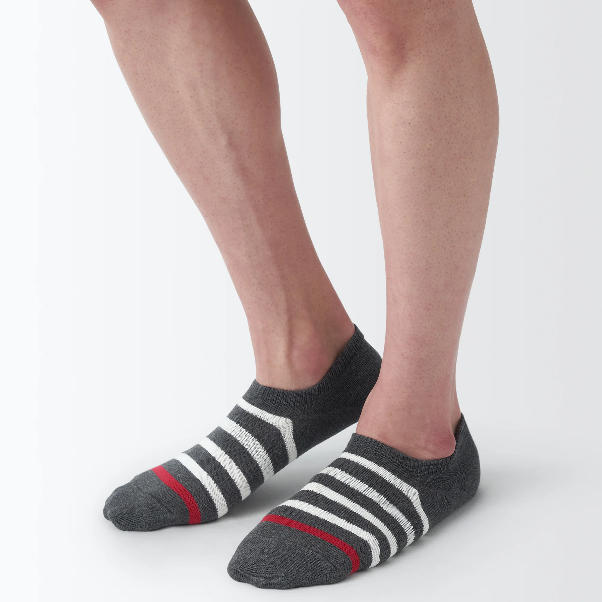 Right Angle Striped Sneaker Socks - Image 3