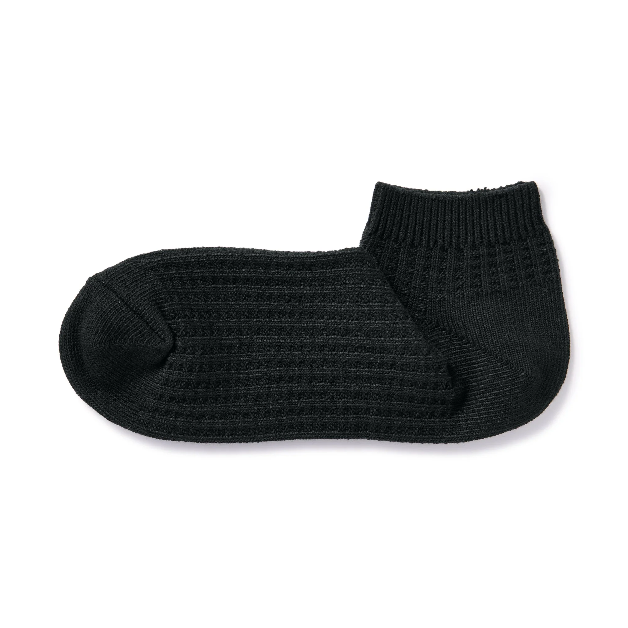 Right Angle Waffle Sneaker Socks