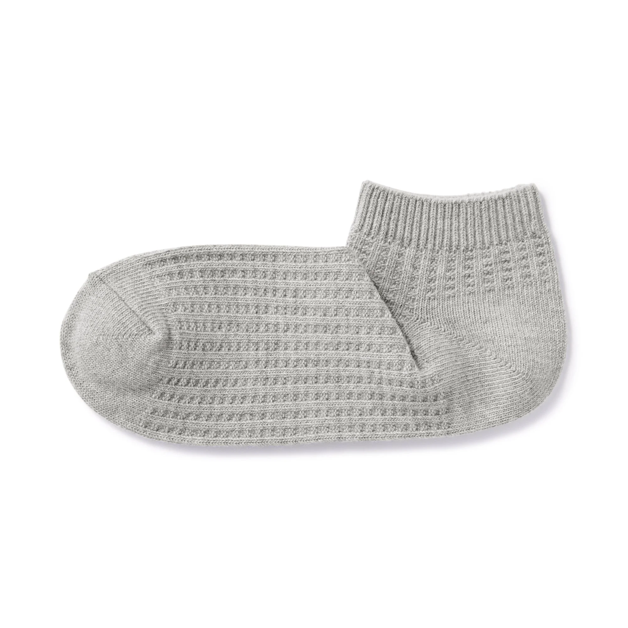 Right Angle Waffle Sneaker Socks - Image 2