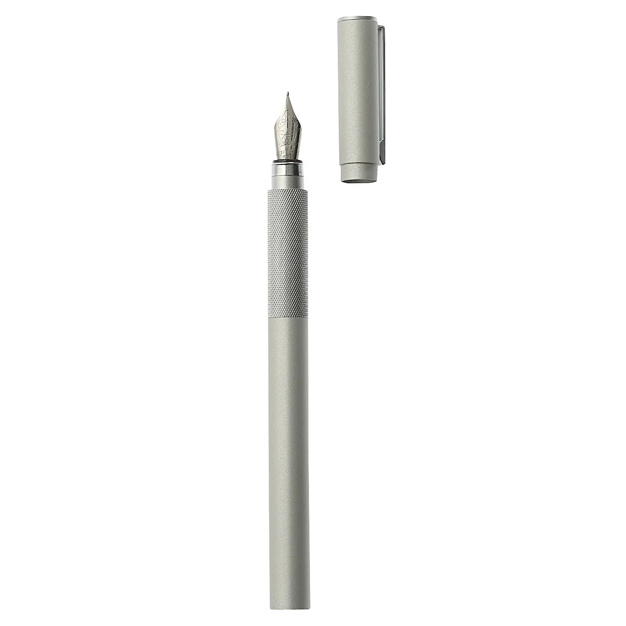 Round Aluminum Fountain Pen - Image 2
