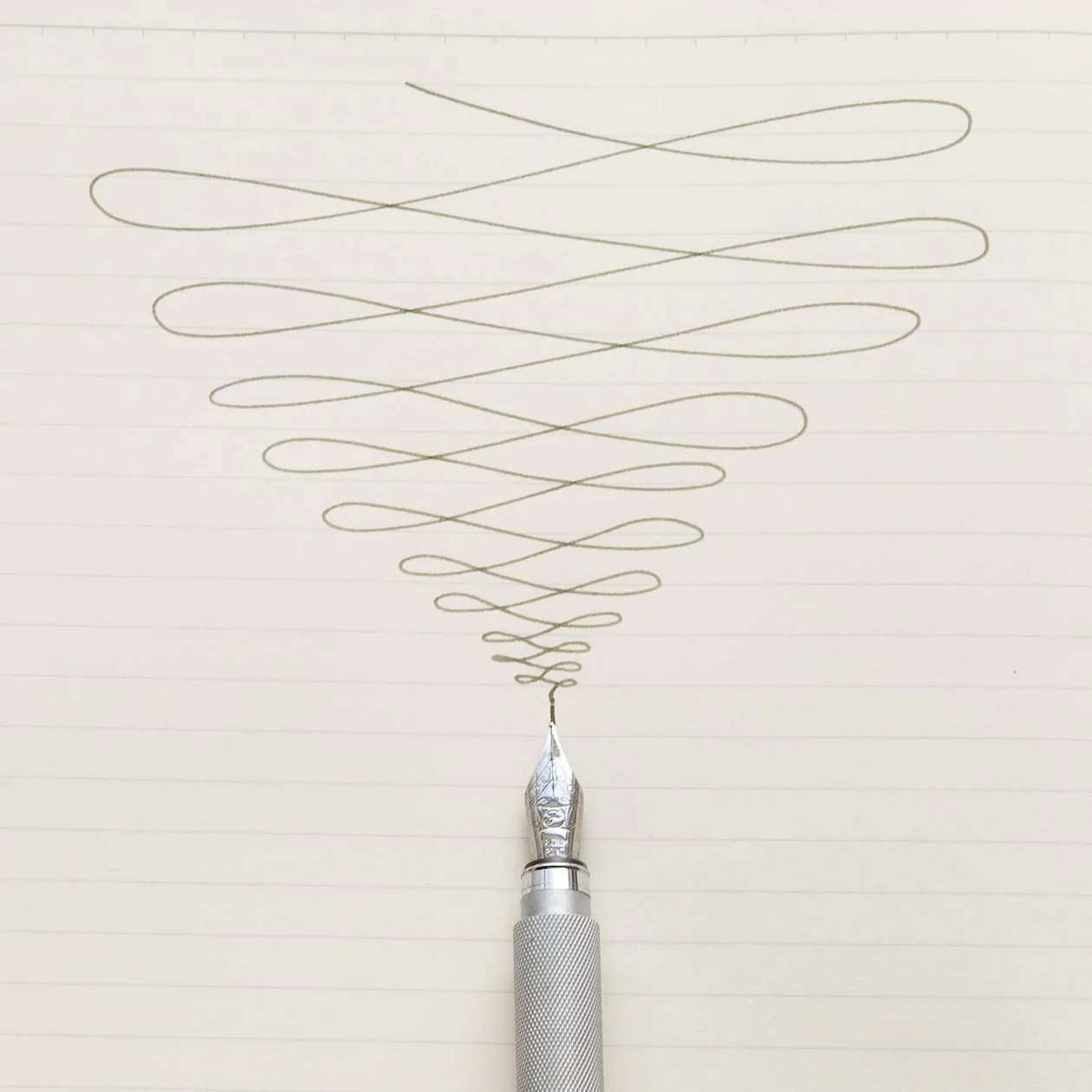 Round Aluminum Fountain Pen - Image 3