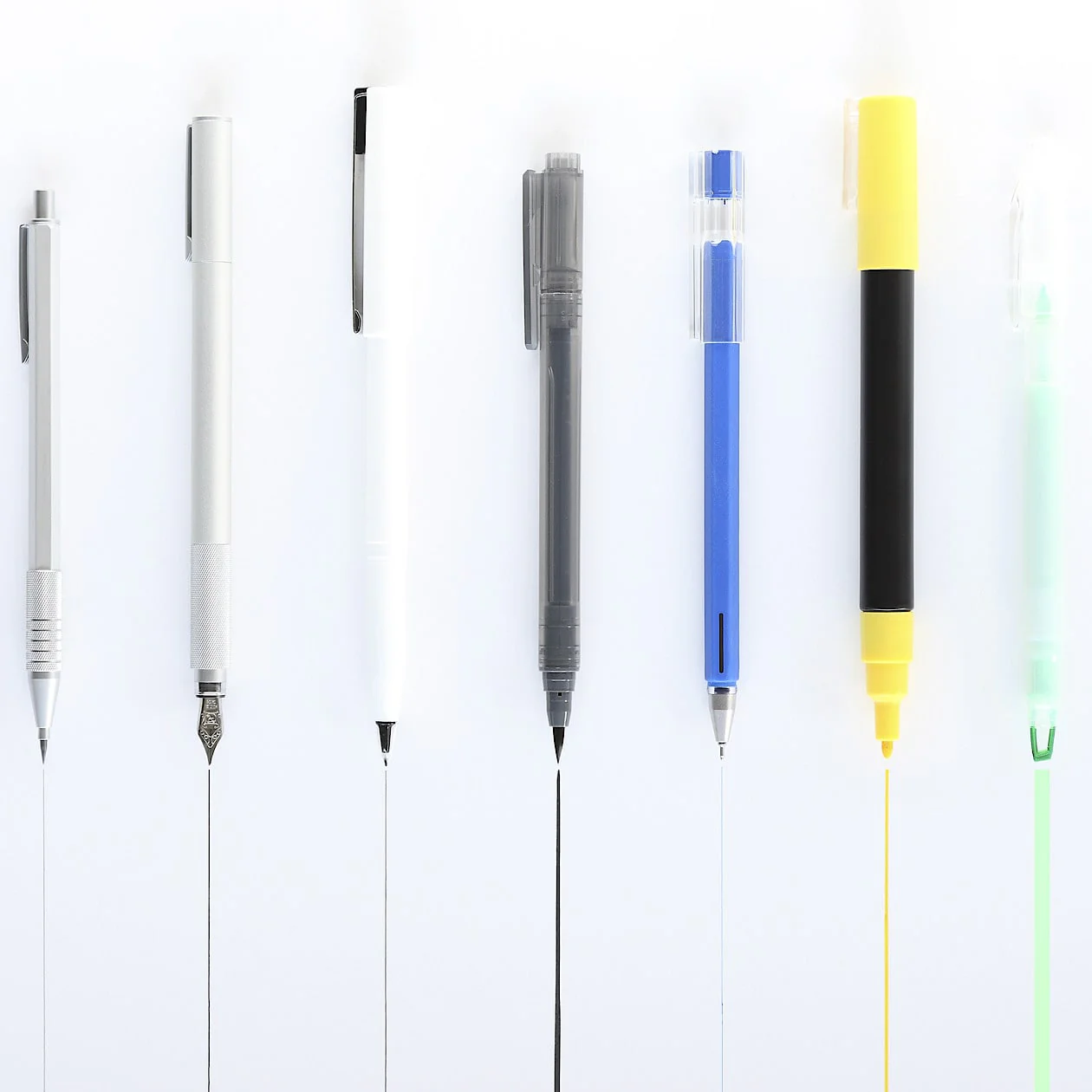 Round Aluminum Fountain Pen - Image 5