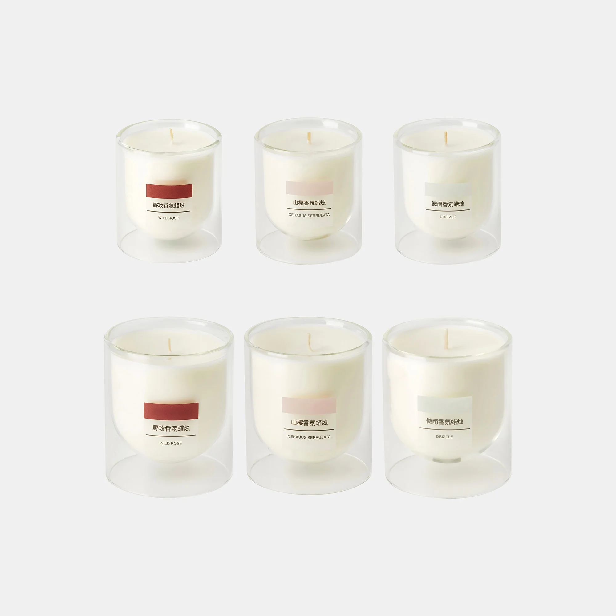 Scented Double Wall Glass Candle - Cherry Blossom - Image 11