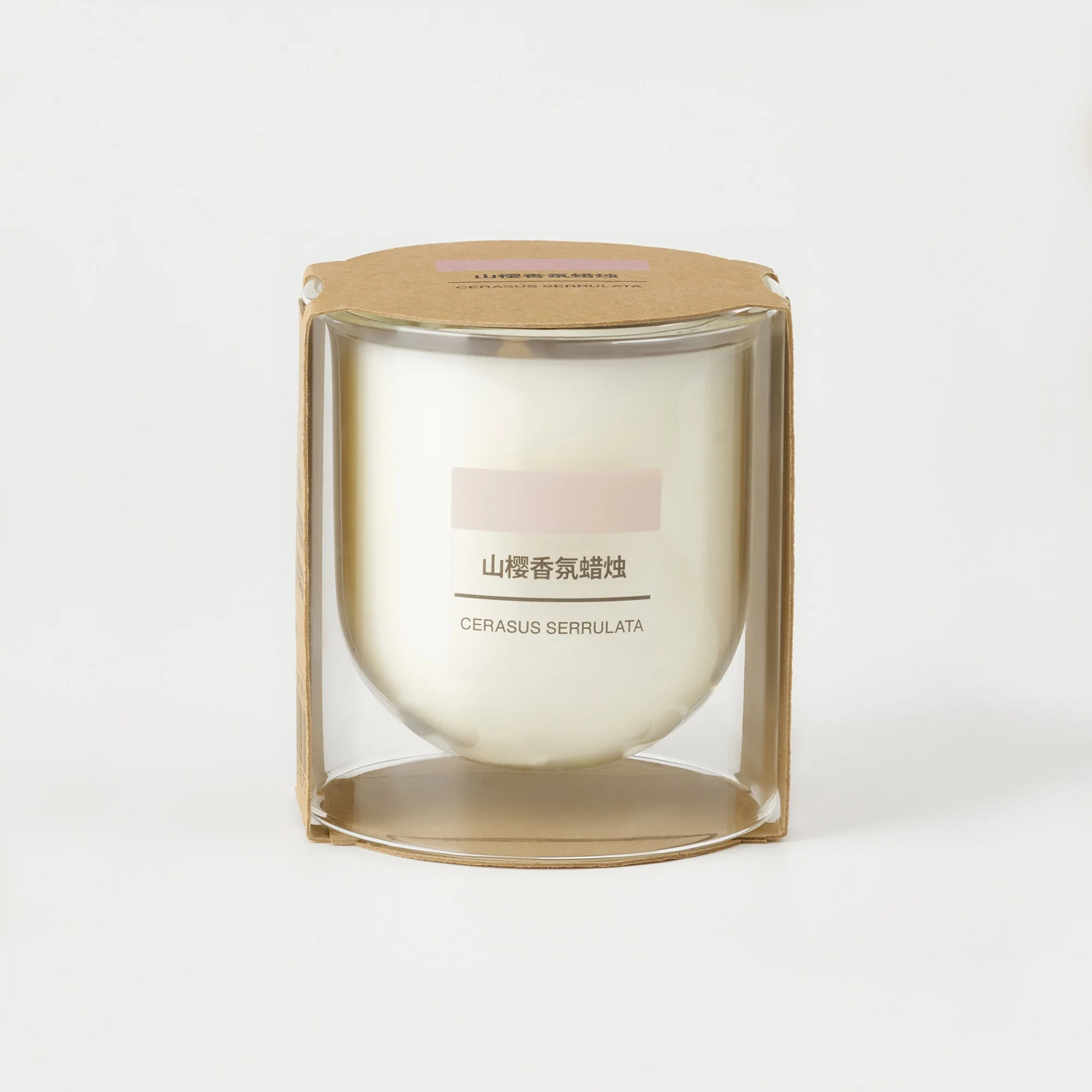 Scented Double Wall Glass Candle - Cherry Blossom - Image 4