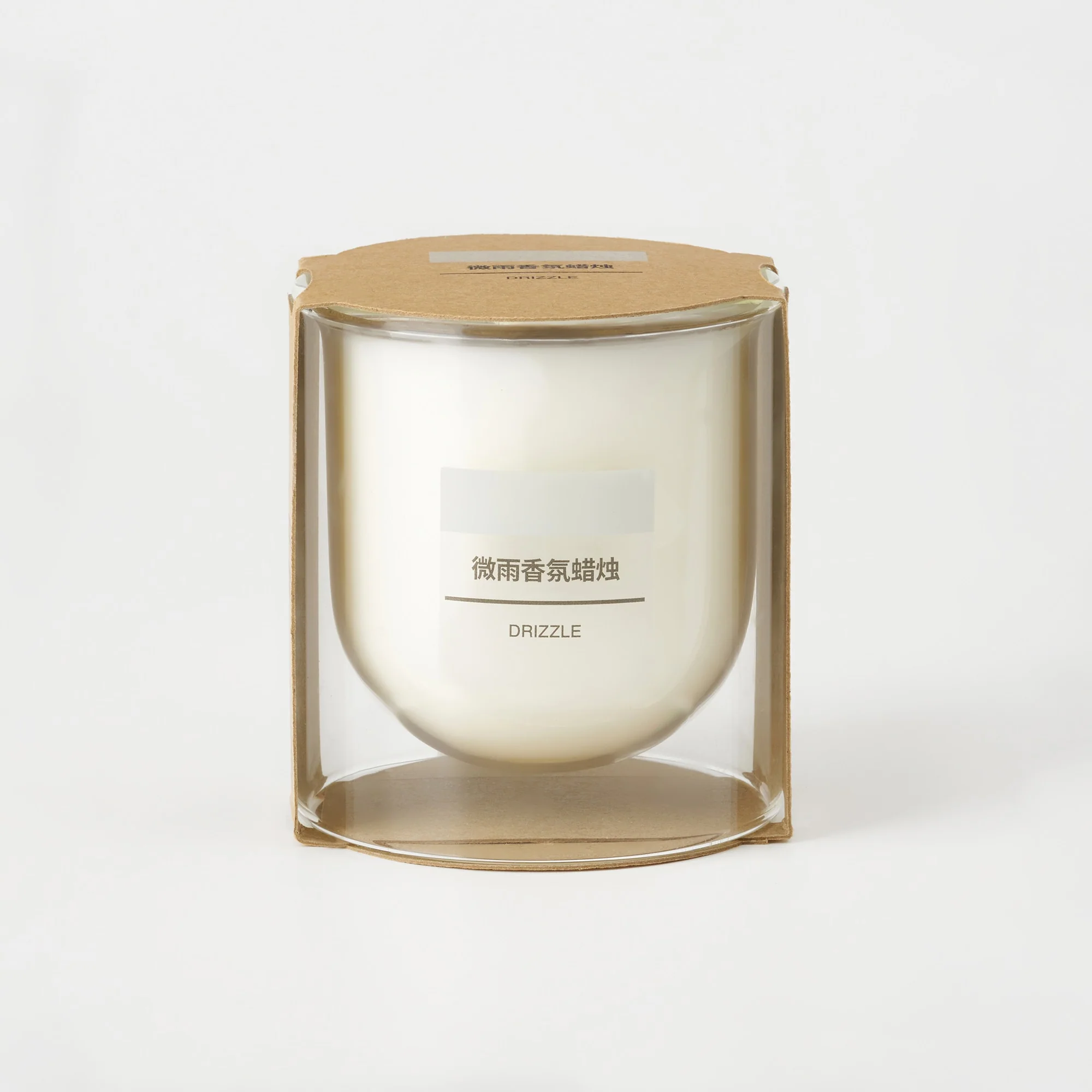 Scented Double Wall Glass Candle - Light Rain - Image 4