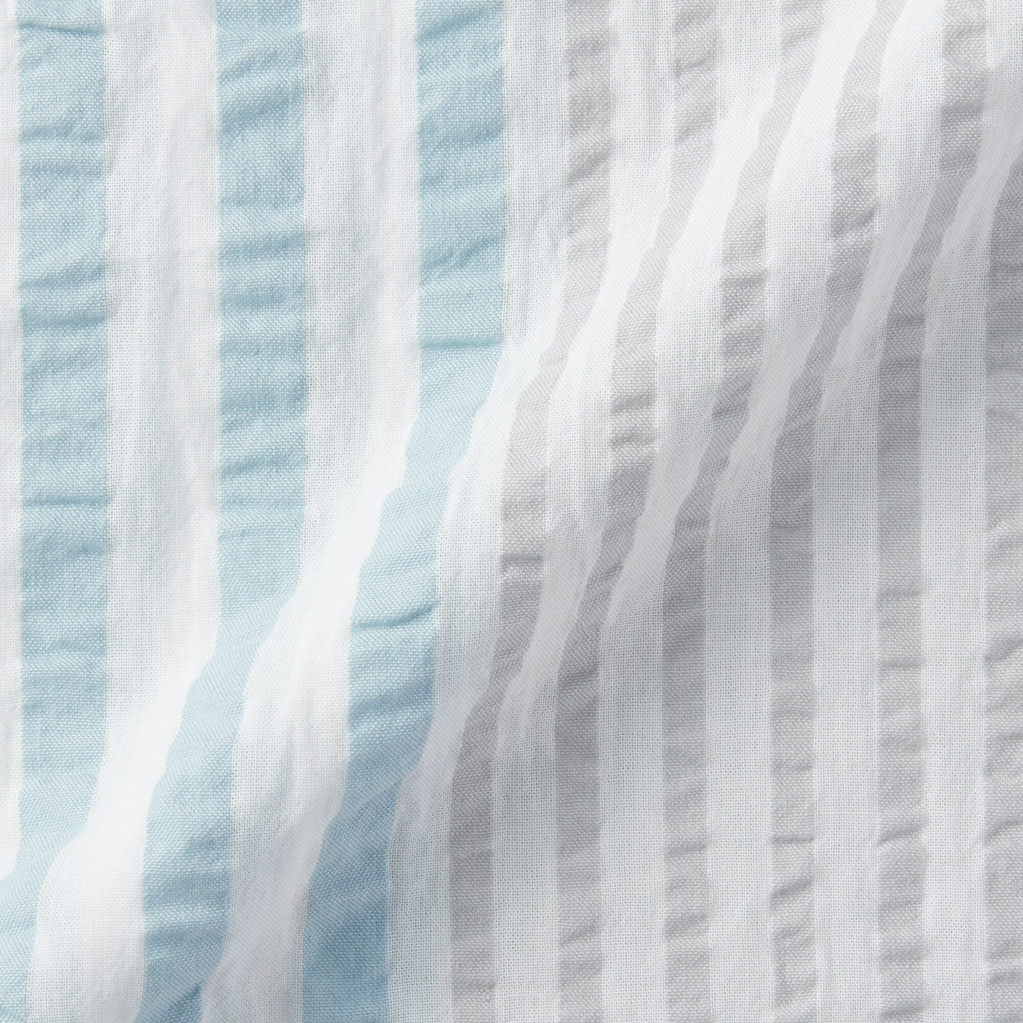 Seersucker Striped Duvet Cover - Image 9