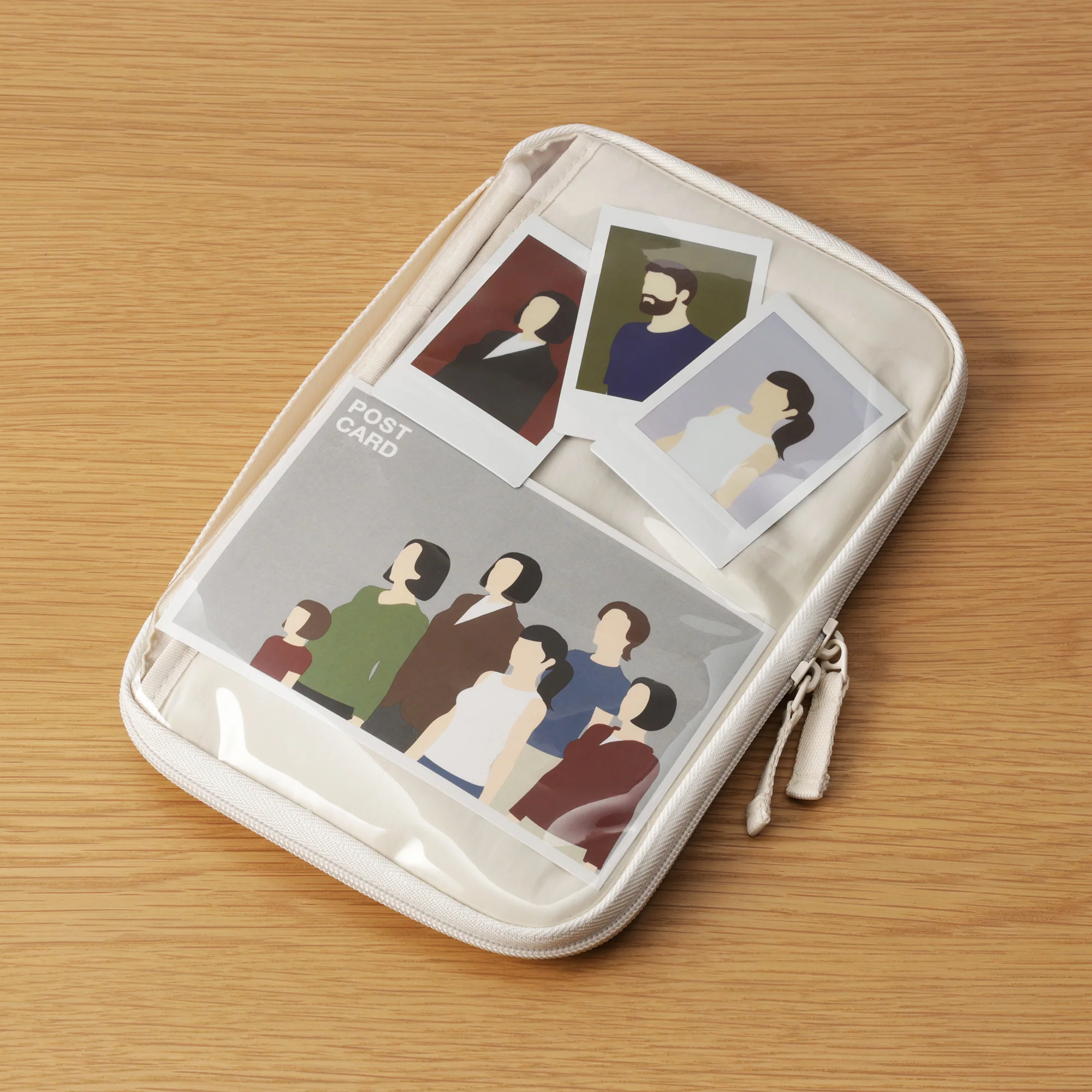 Selectable Pocket Organizer Case - A5 Slim - Ivory - Image 10