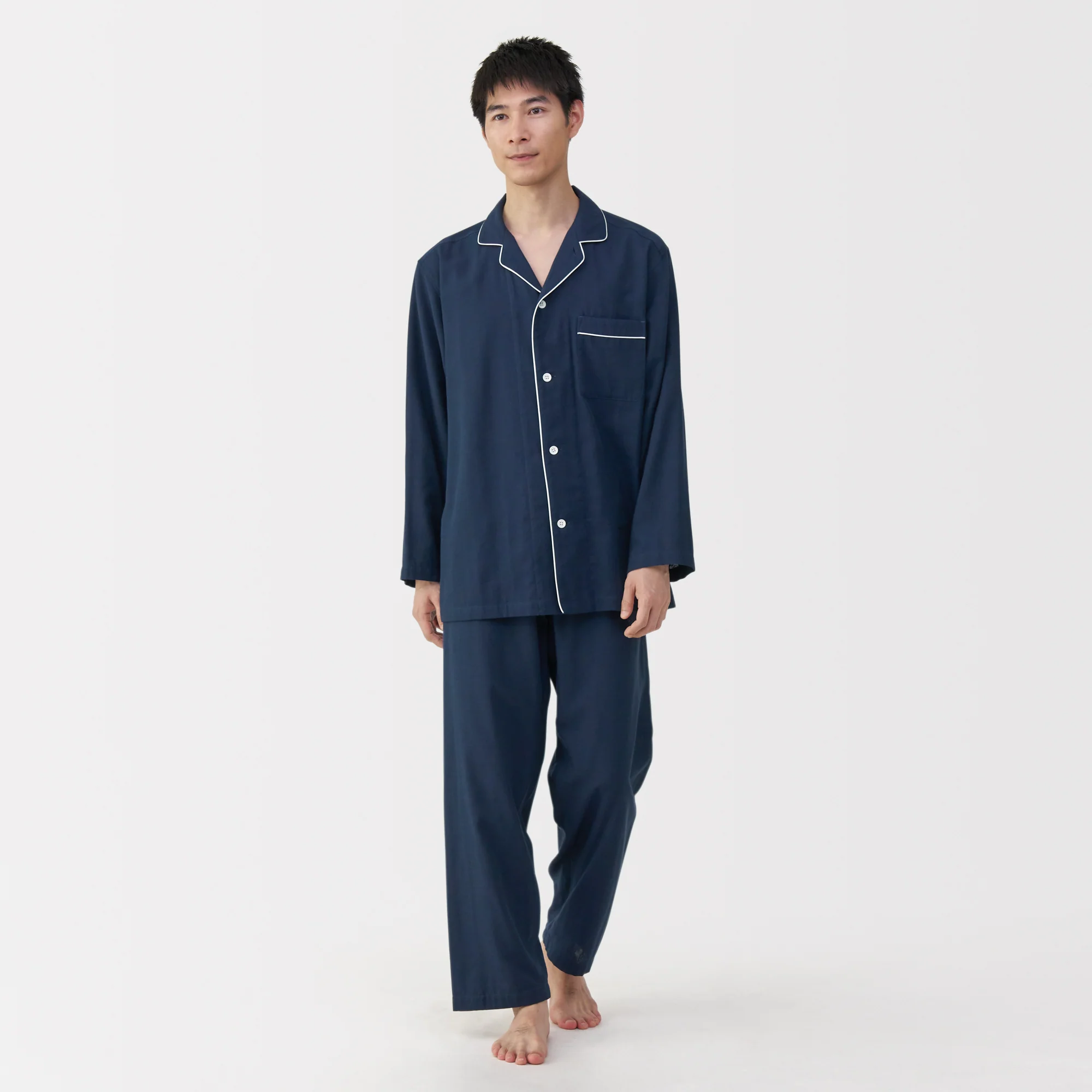 Side Seamless Double Gauze Pajamas - Image 16