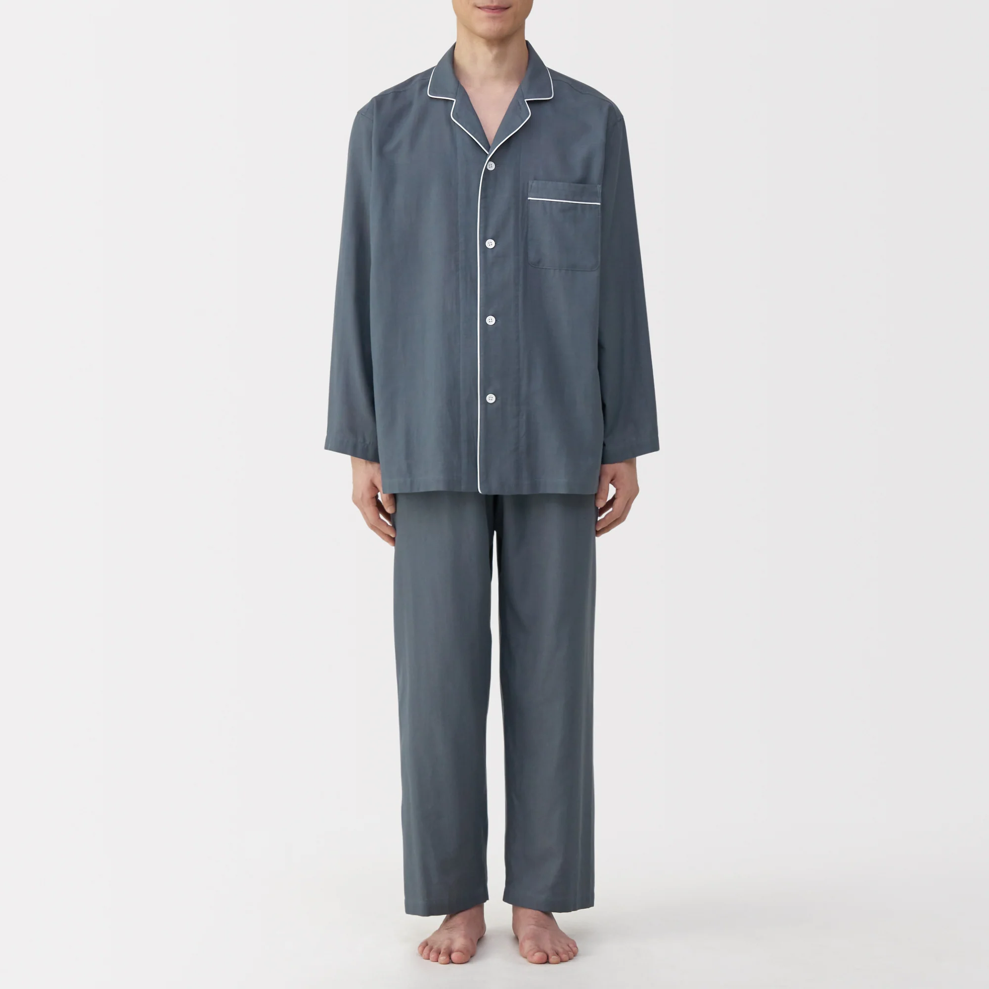 Side Seamless Double Gauze Pajamas - Image 31