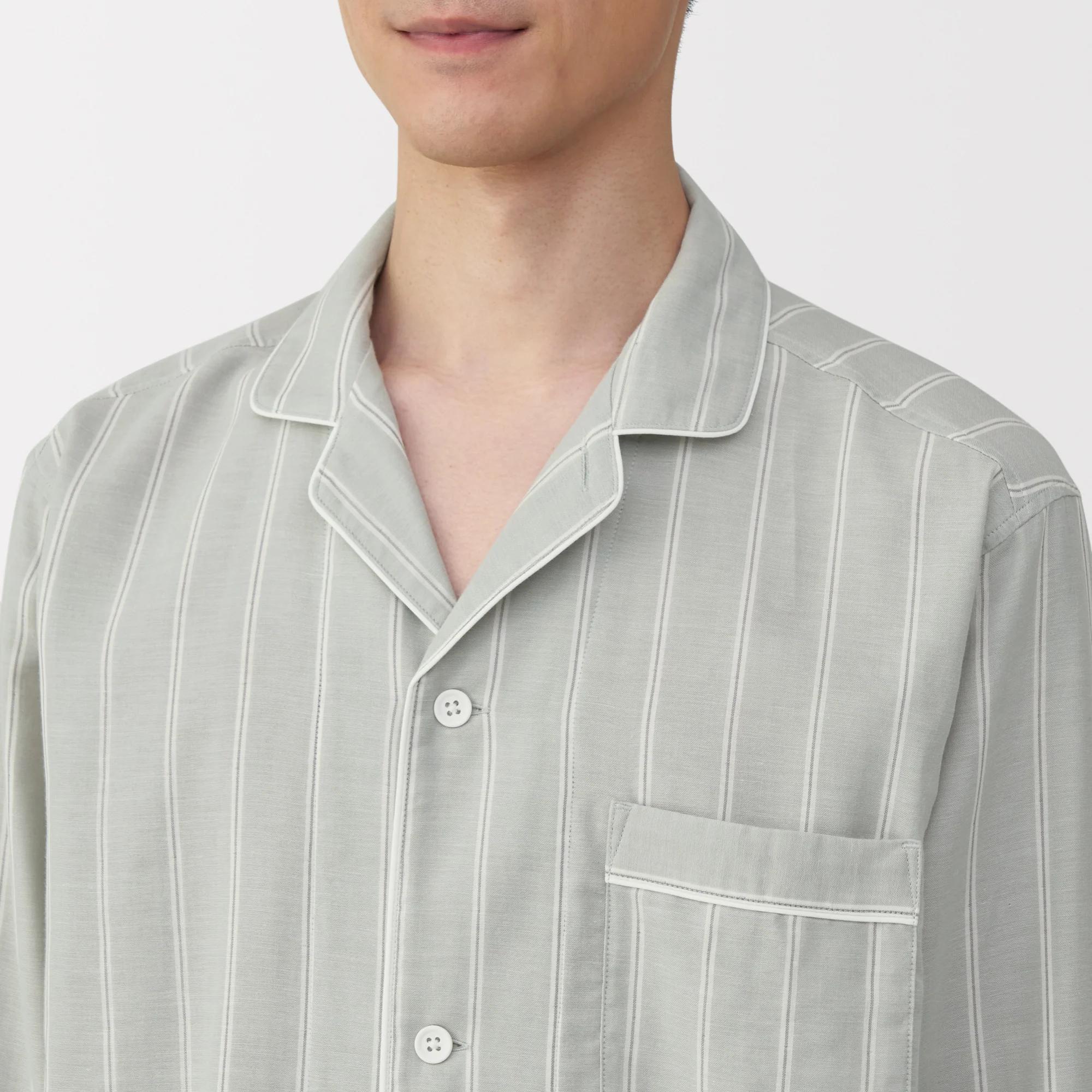 Side Seamless Double Gauze Pajamas - Image 7