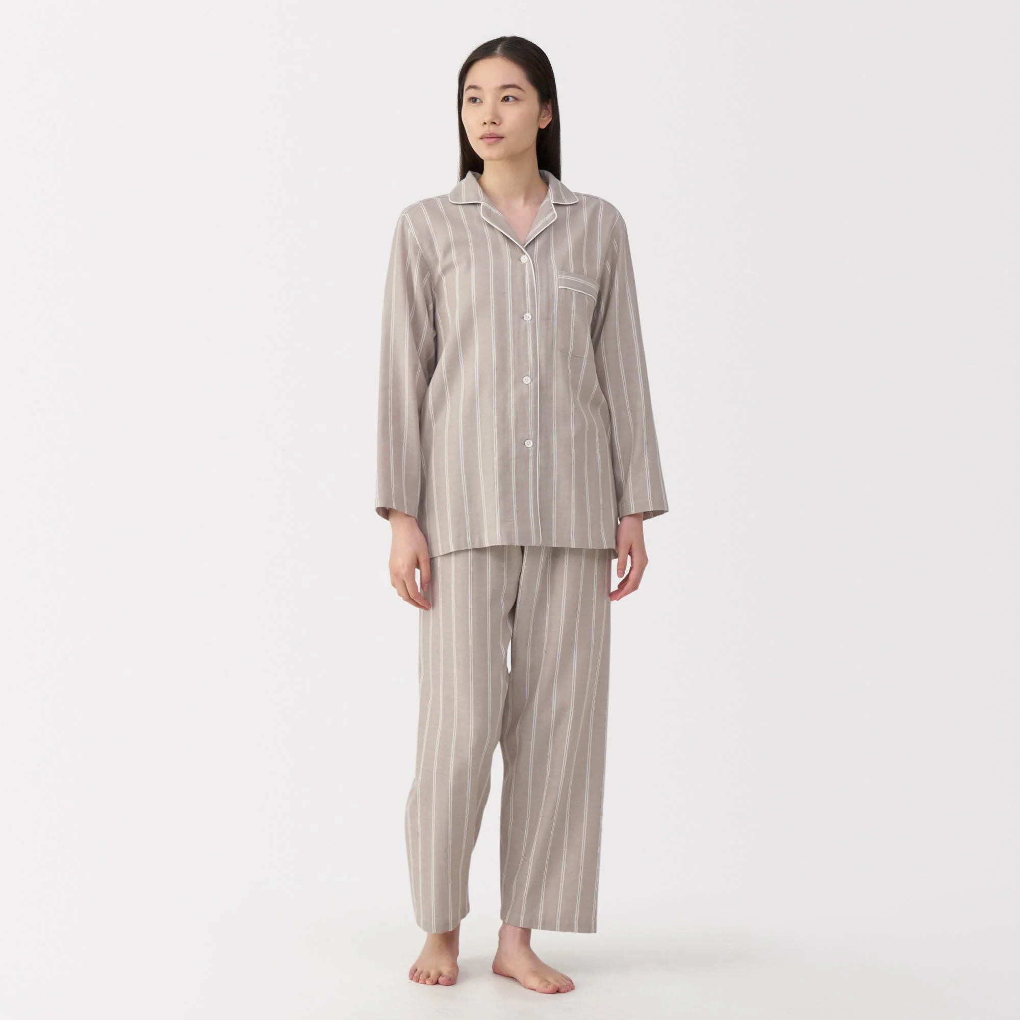 Side Seamless Double Gauze Pajamas - Image 16