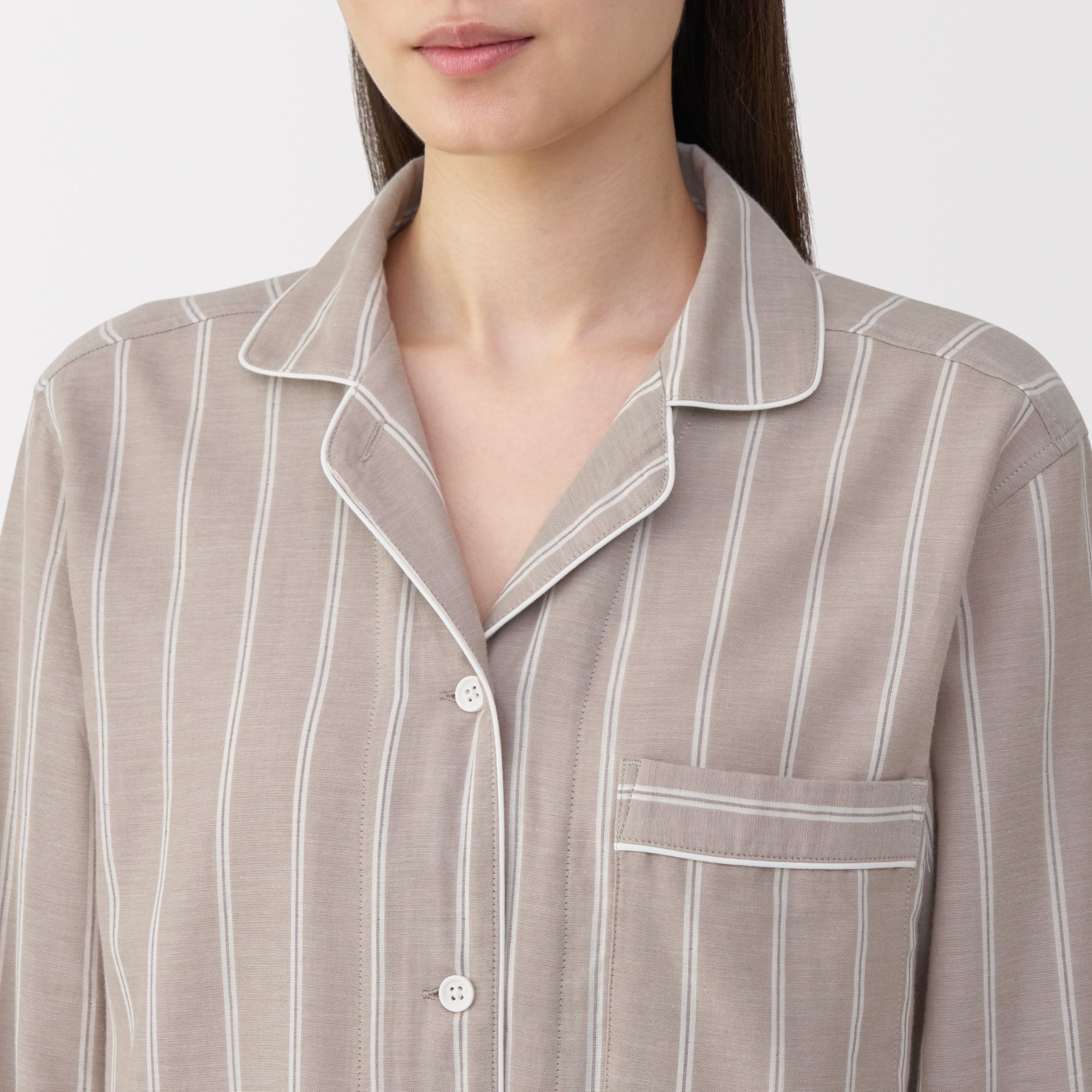 Side Seamless Double Gauze Pajamas - Image 20