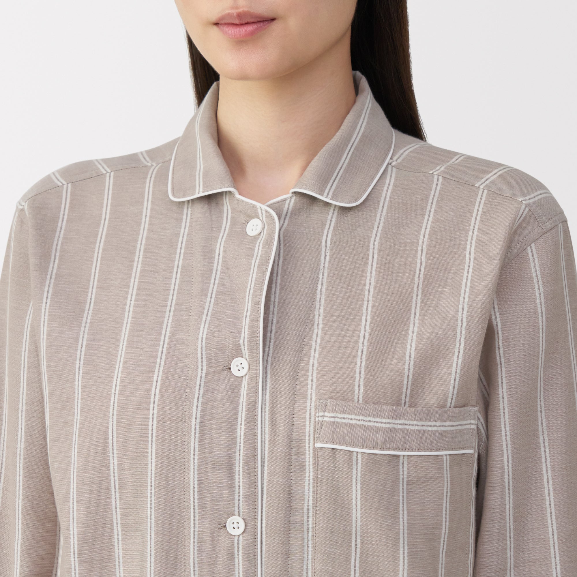 Side Seamless Double Gauze Pajamas - Image 21