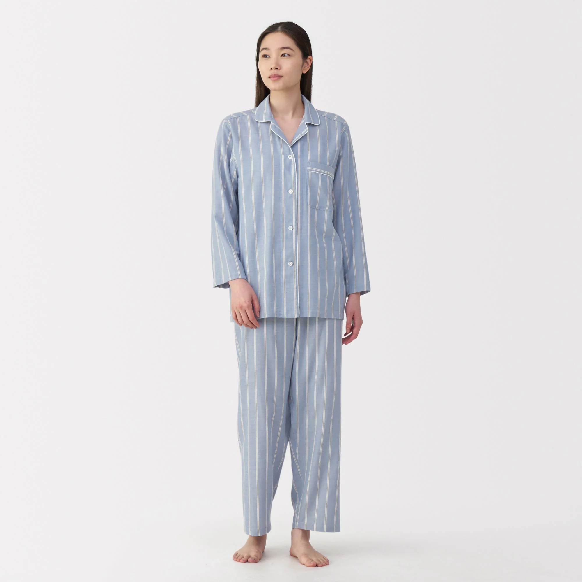 Side Seamless Double Gauze Pajamas - Image 29