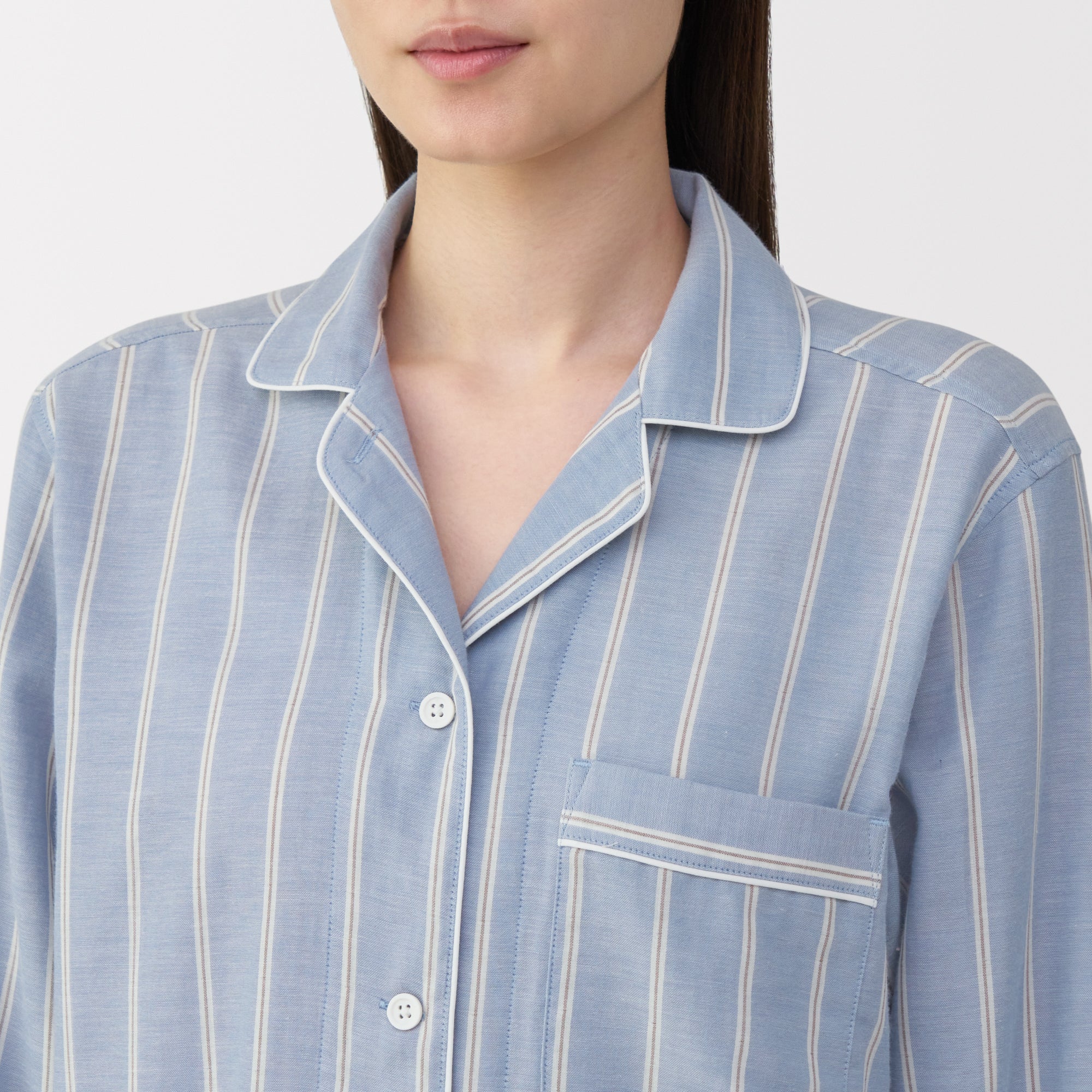 Side Seamless Double Gauze Pajamas - Image 33