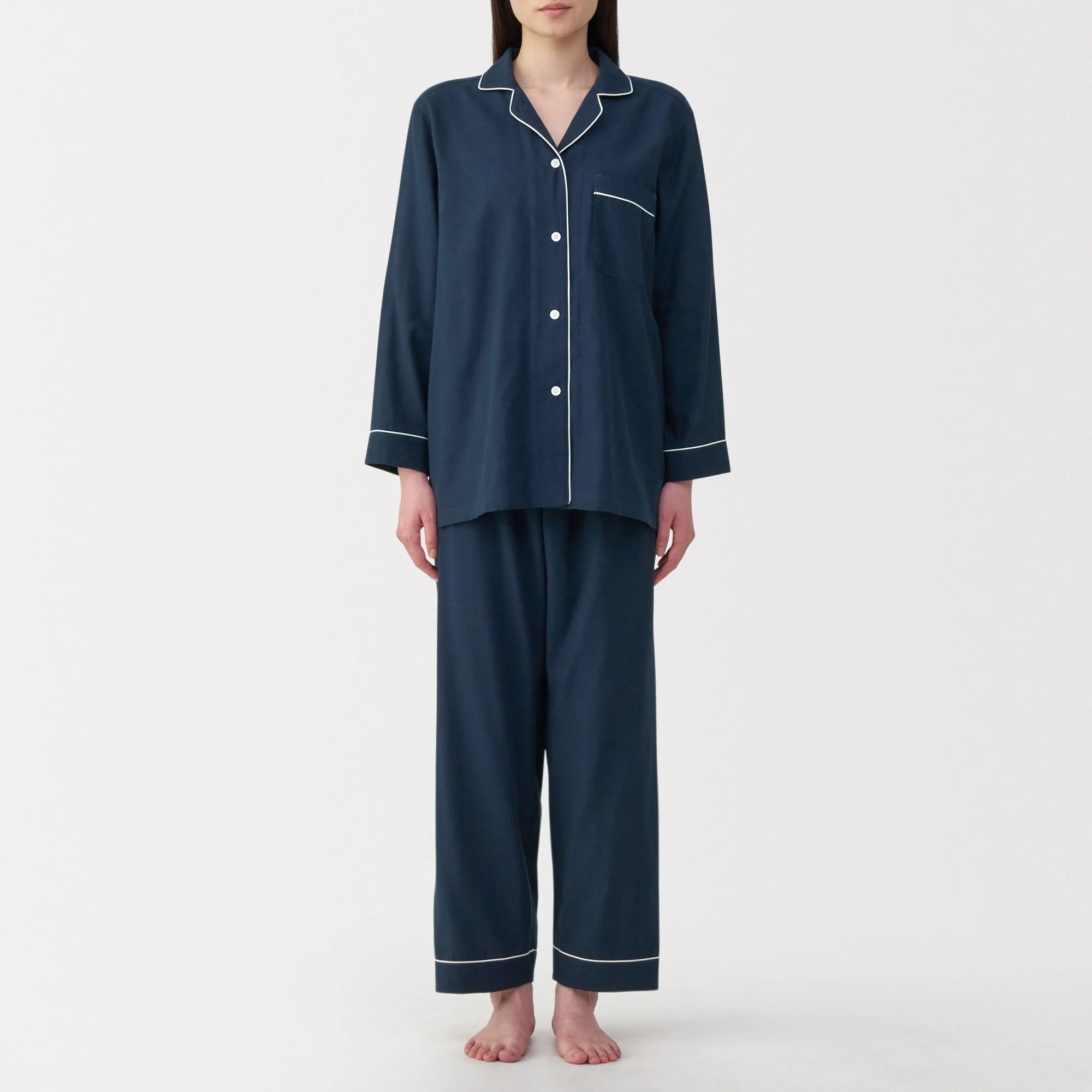 Side Seamless Double Gauze Pajamas - Image 43