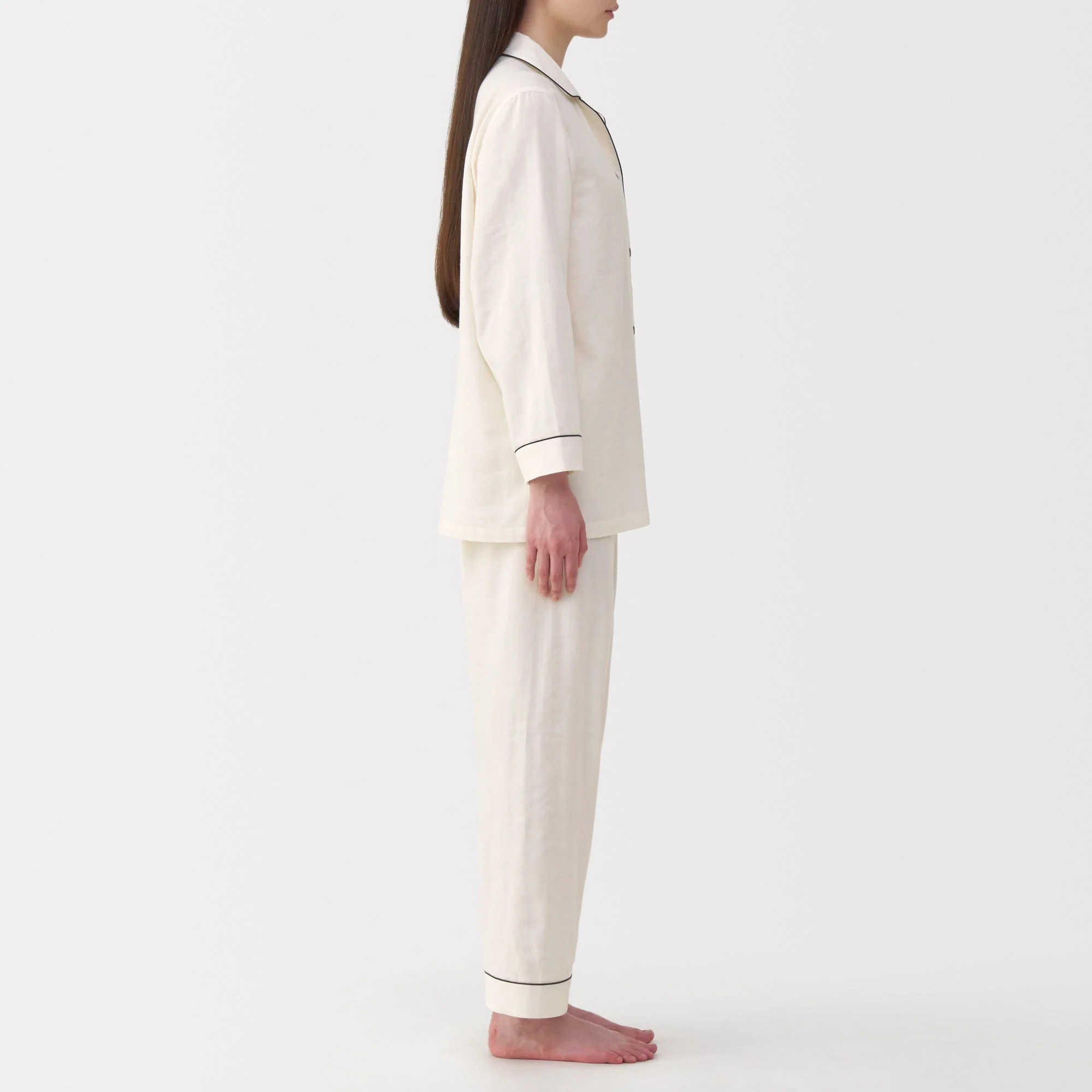 Side Seamless Double Gauze Pajamas - Image 55