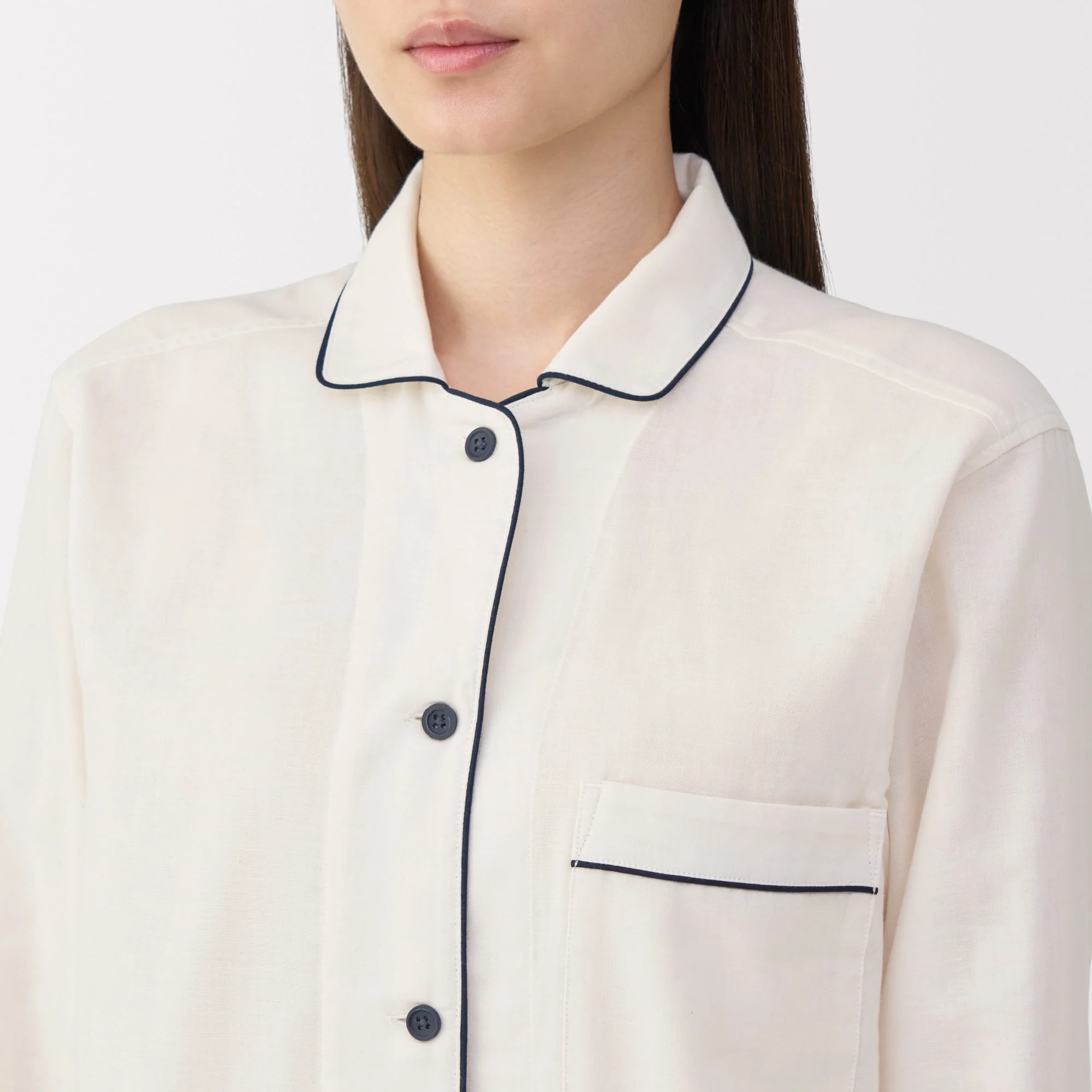 Side Seamless Double Gauze Pajamas - Image 58