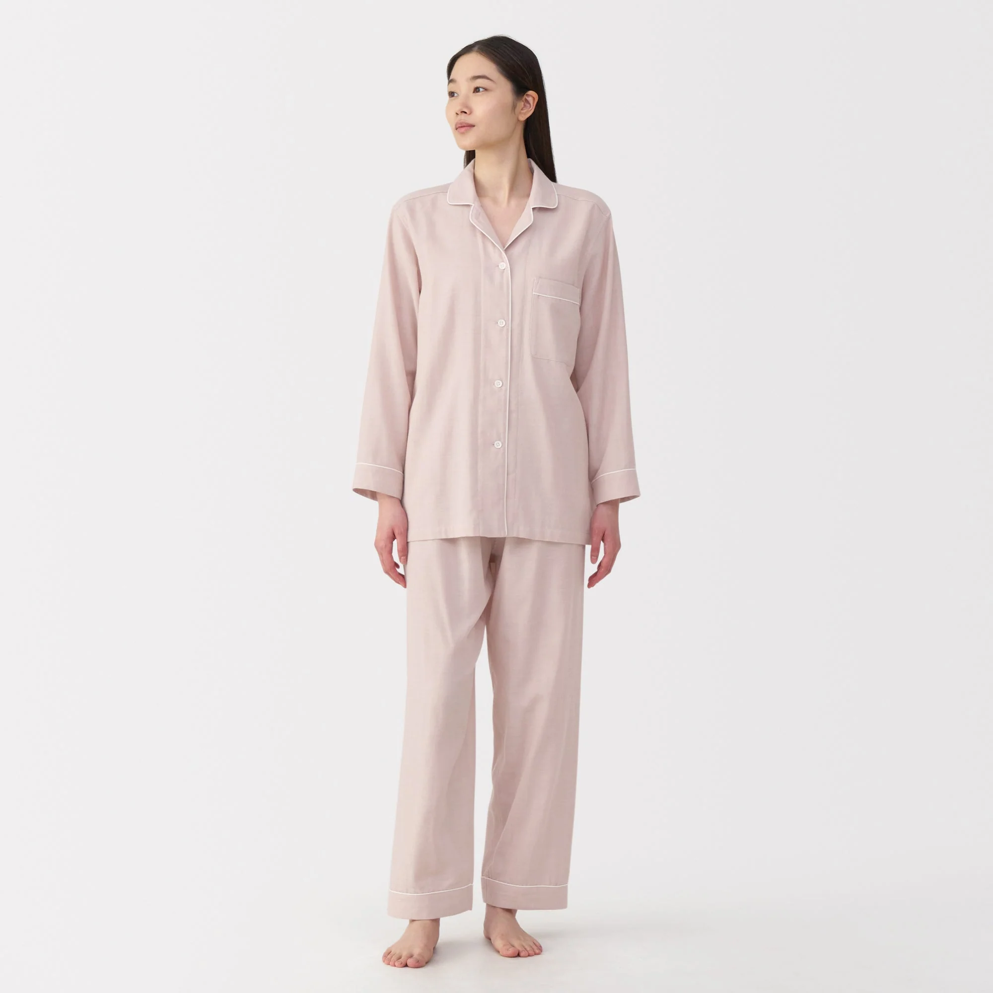 Side Seamless Double Gauze Pajamas - Image 66