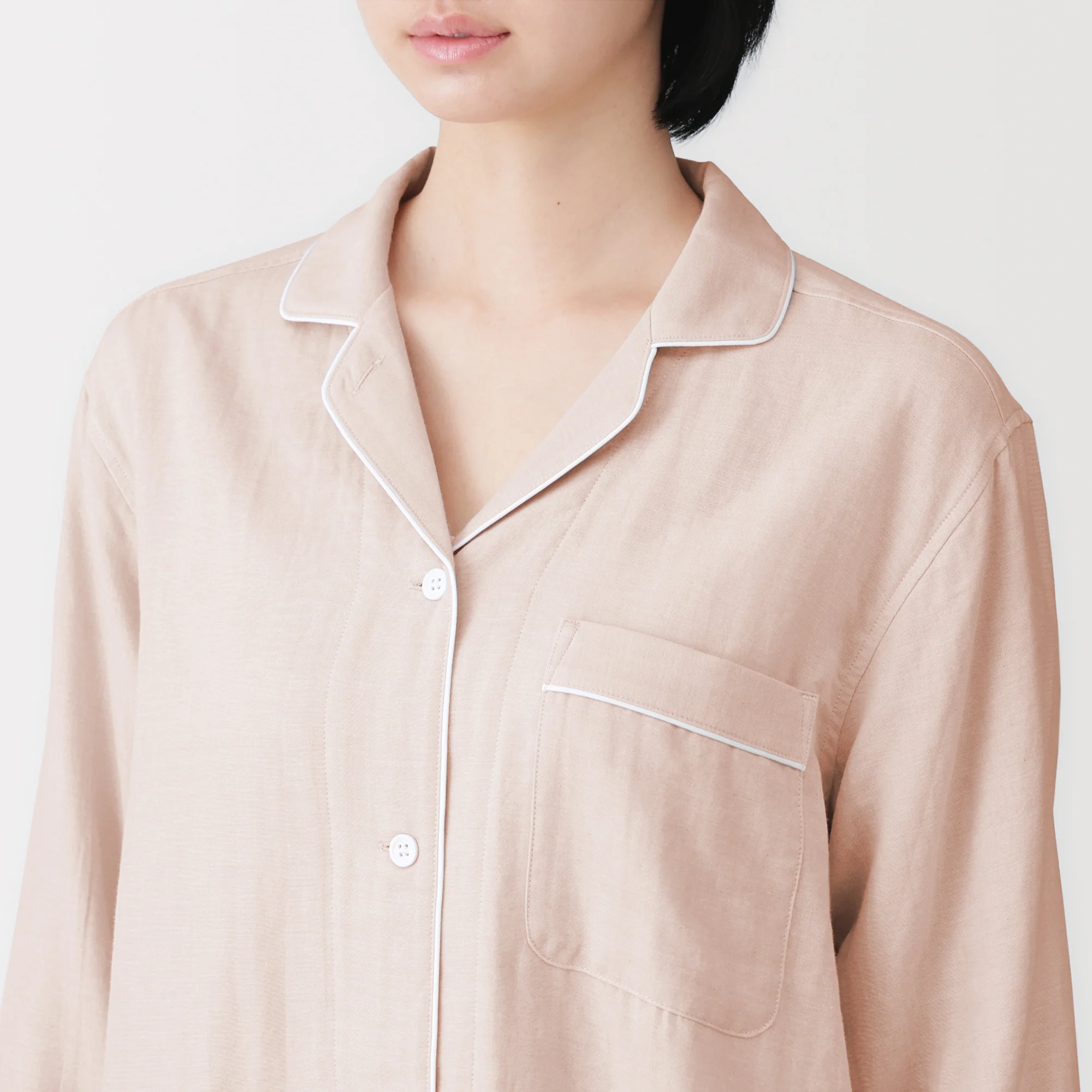 Side Seamless Double Gauze Pajamas - Image 30