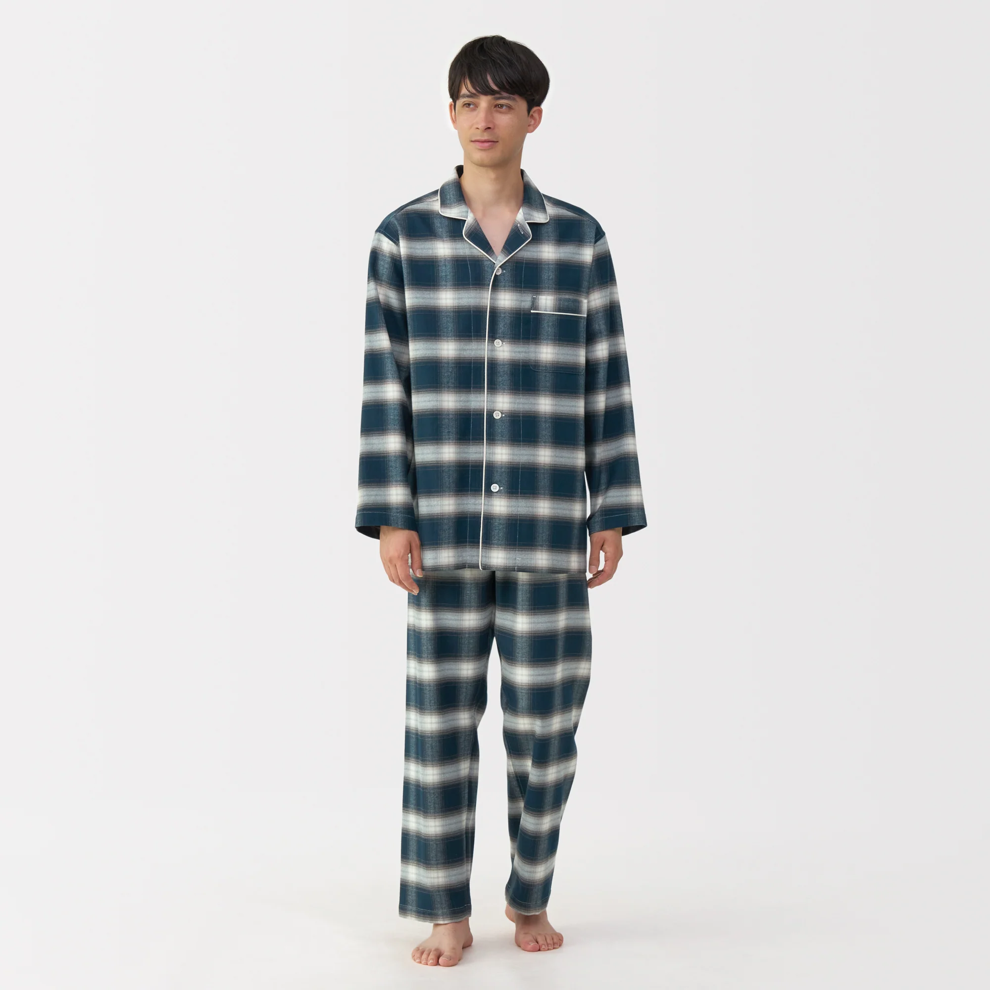 Side Seamless Flannel Pajamas - Image 29