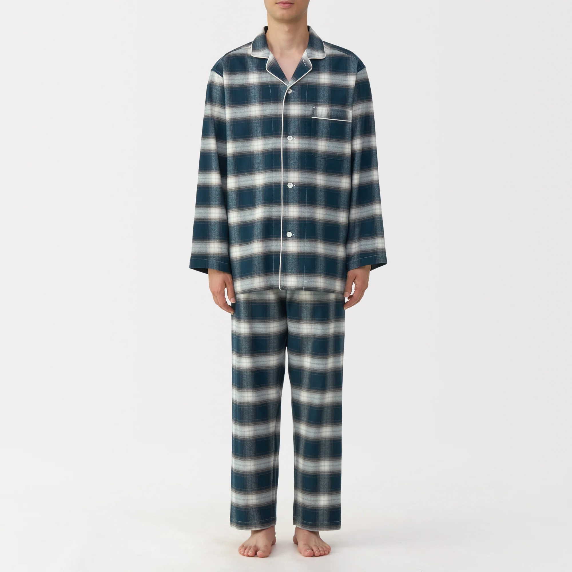 Side Seamless Flannel Pajamas - Image 30