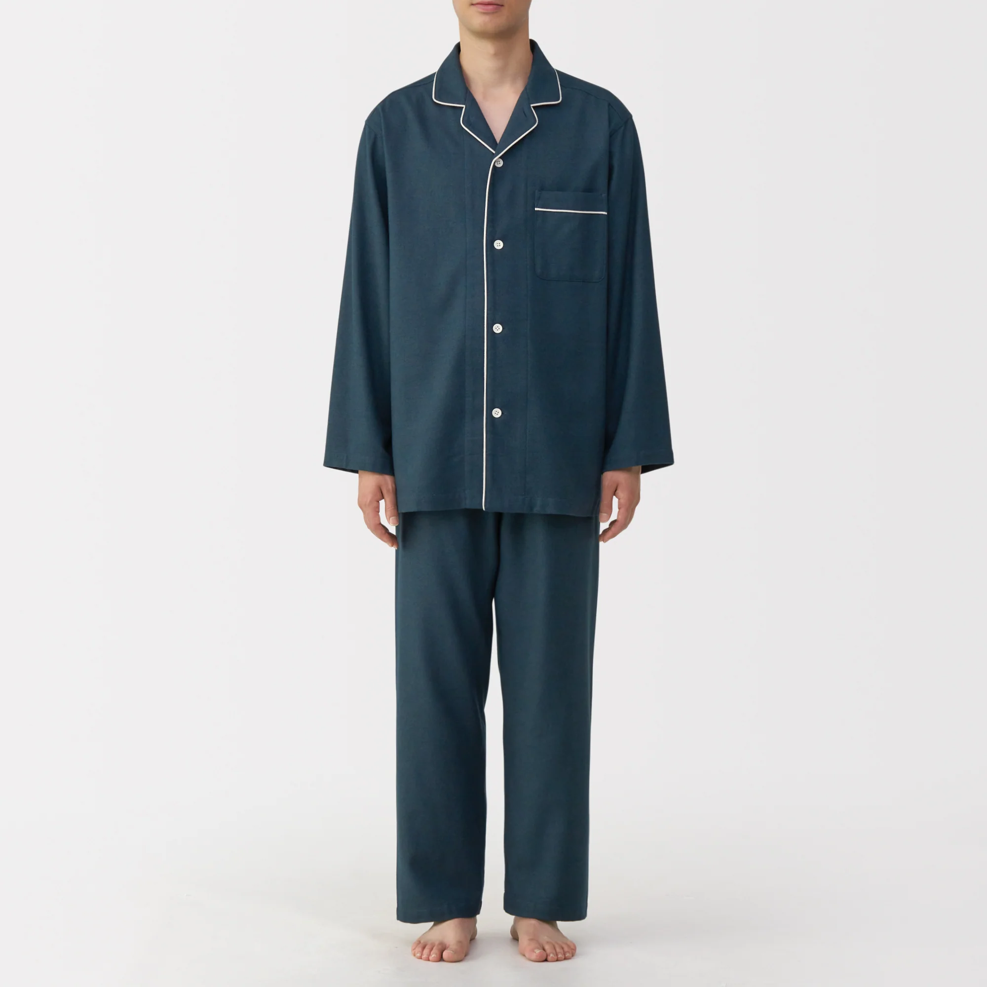Side Seamless Flannel Pajamas - Image 4
