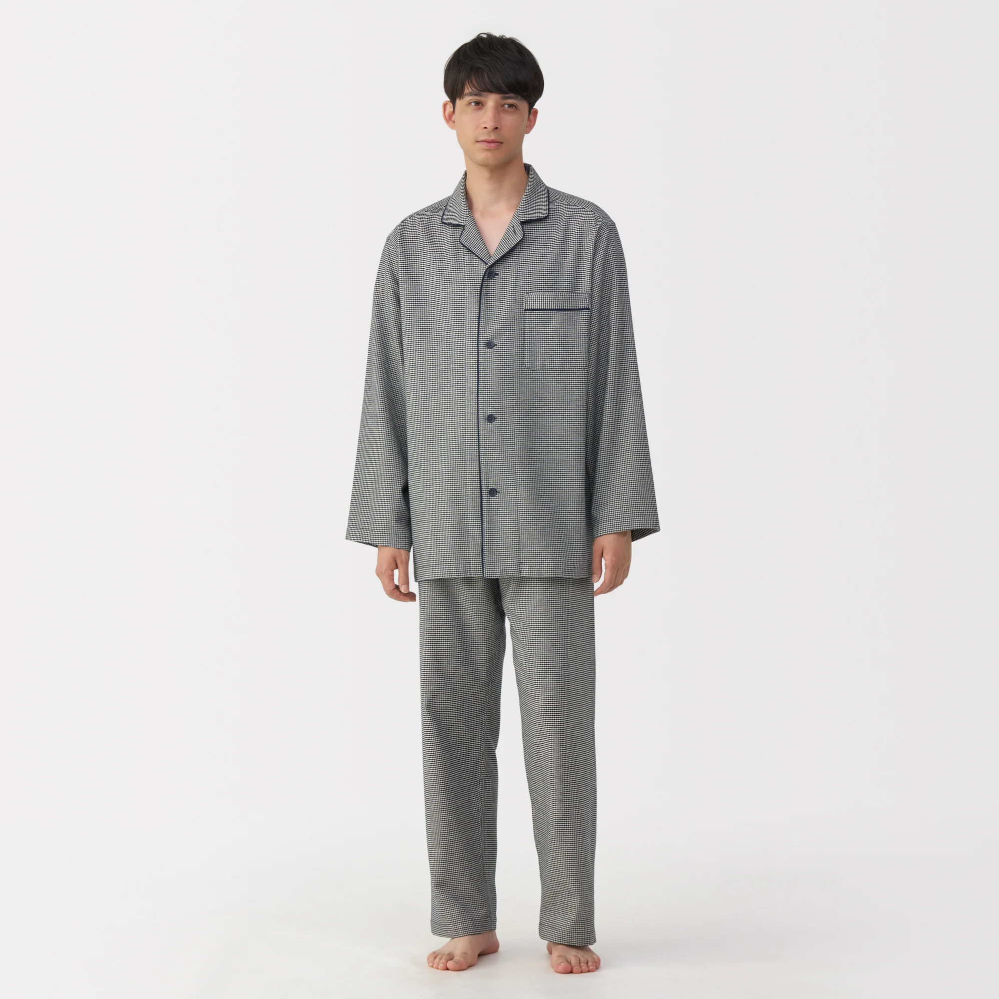 Side Seamless Flannel Pajamas - Image 68