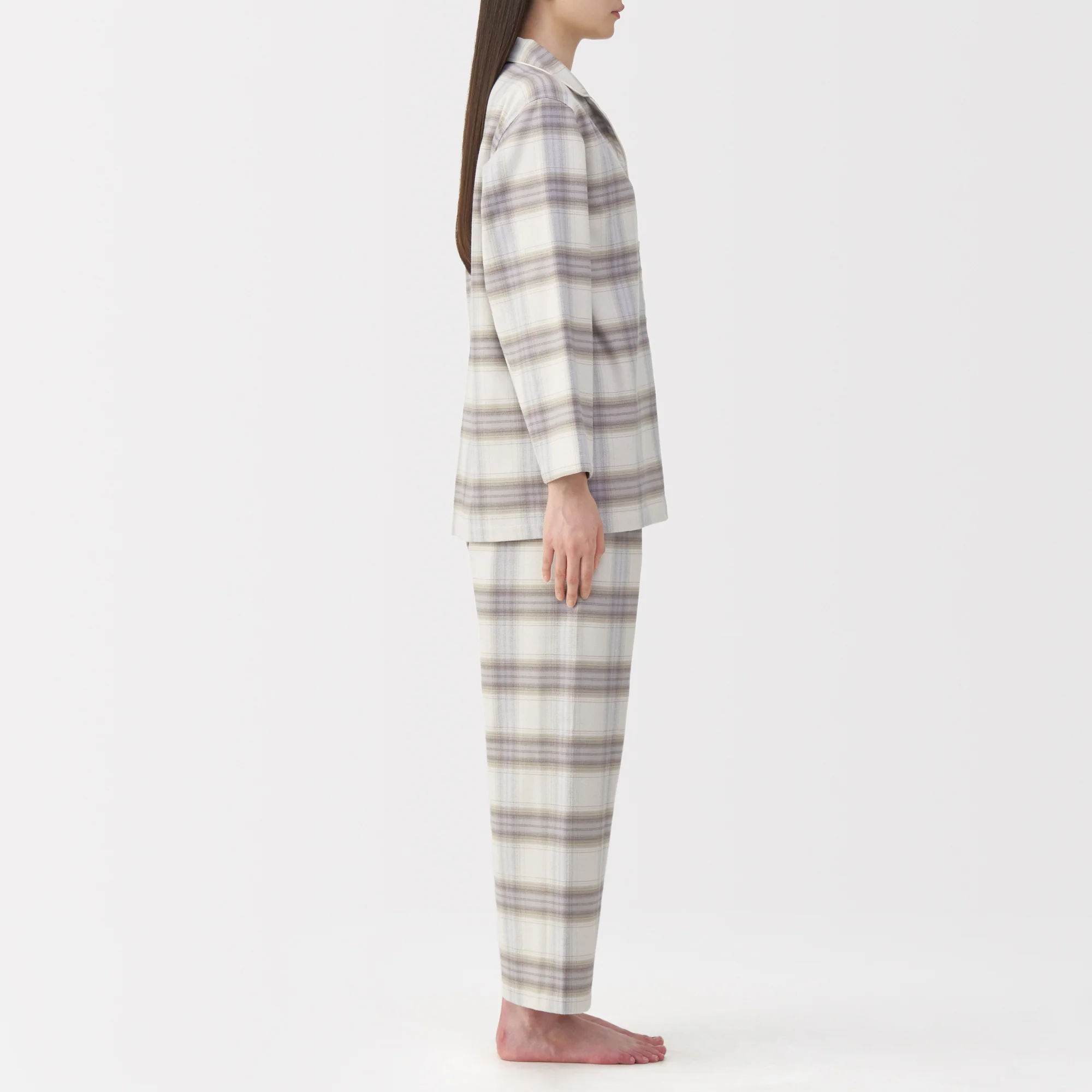 Side Seamless Flannel Pajamas - Image 17