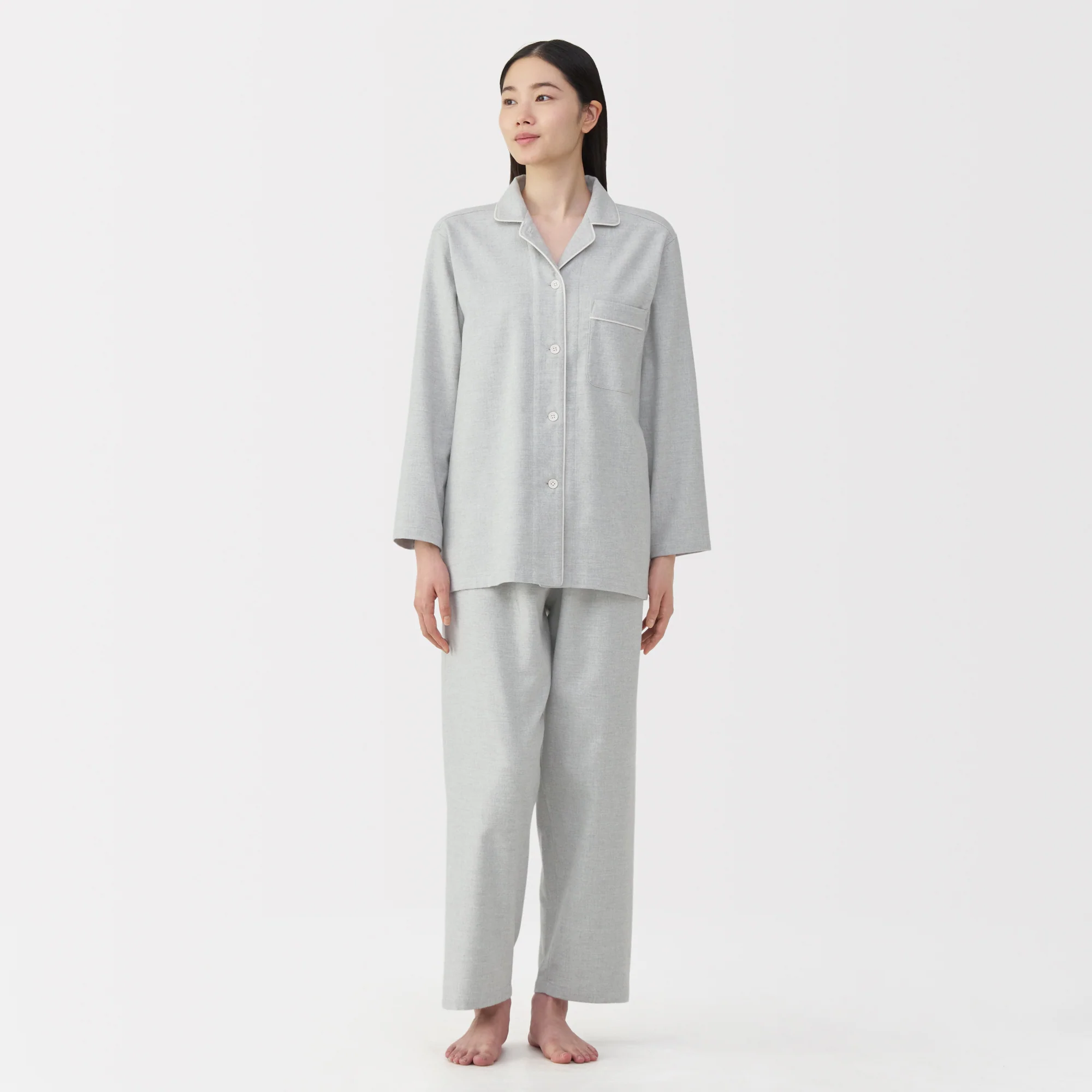 Side Seamless Flannel Pajamas - Image 29