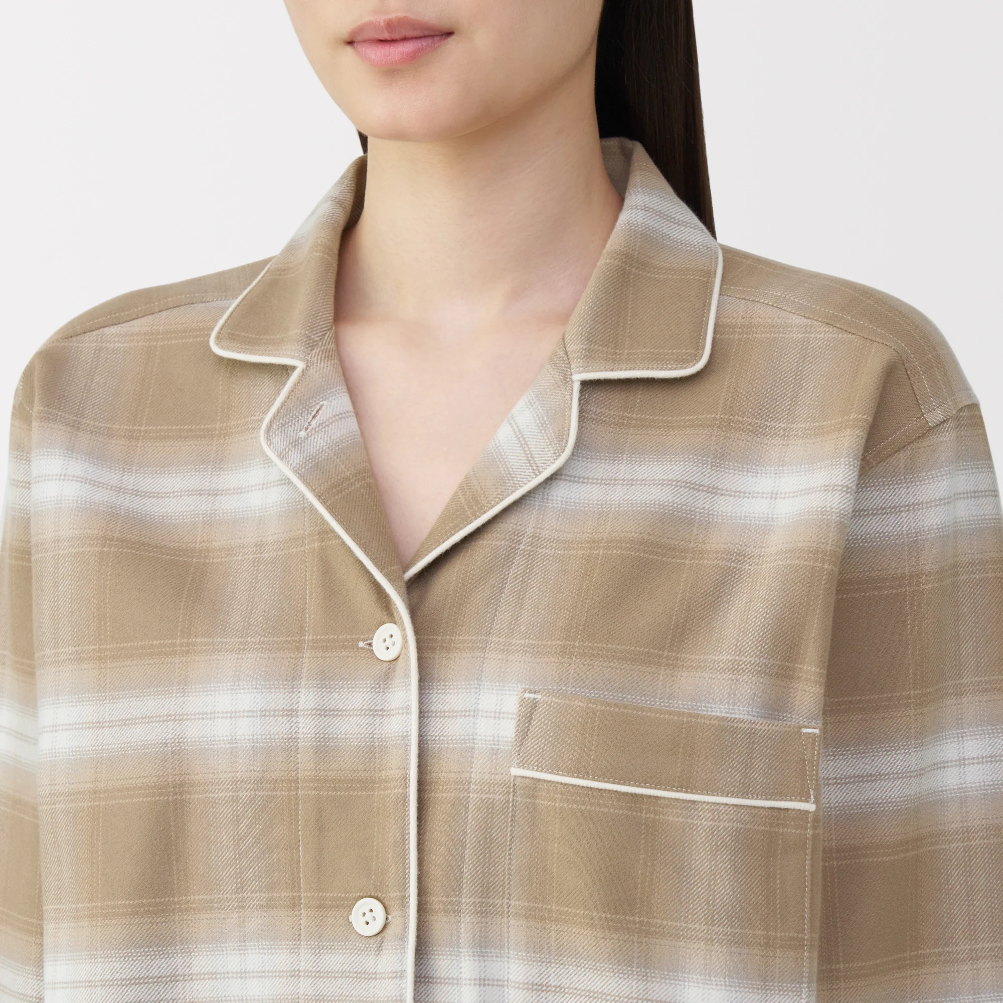 Side Seamless Flannel Pajamas - Image 7